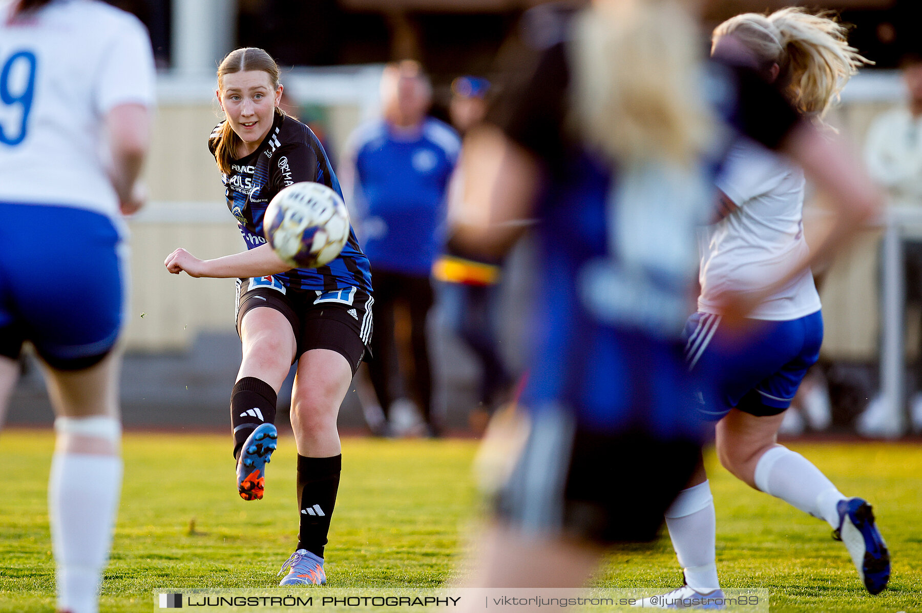 IFK Hjo-Skövde KIK 0-4,dam,Guldkroksvallen,Hjo,Sverige,Fotboll,,2023,310639