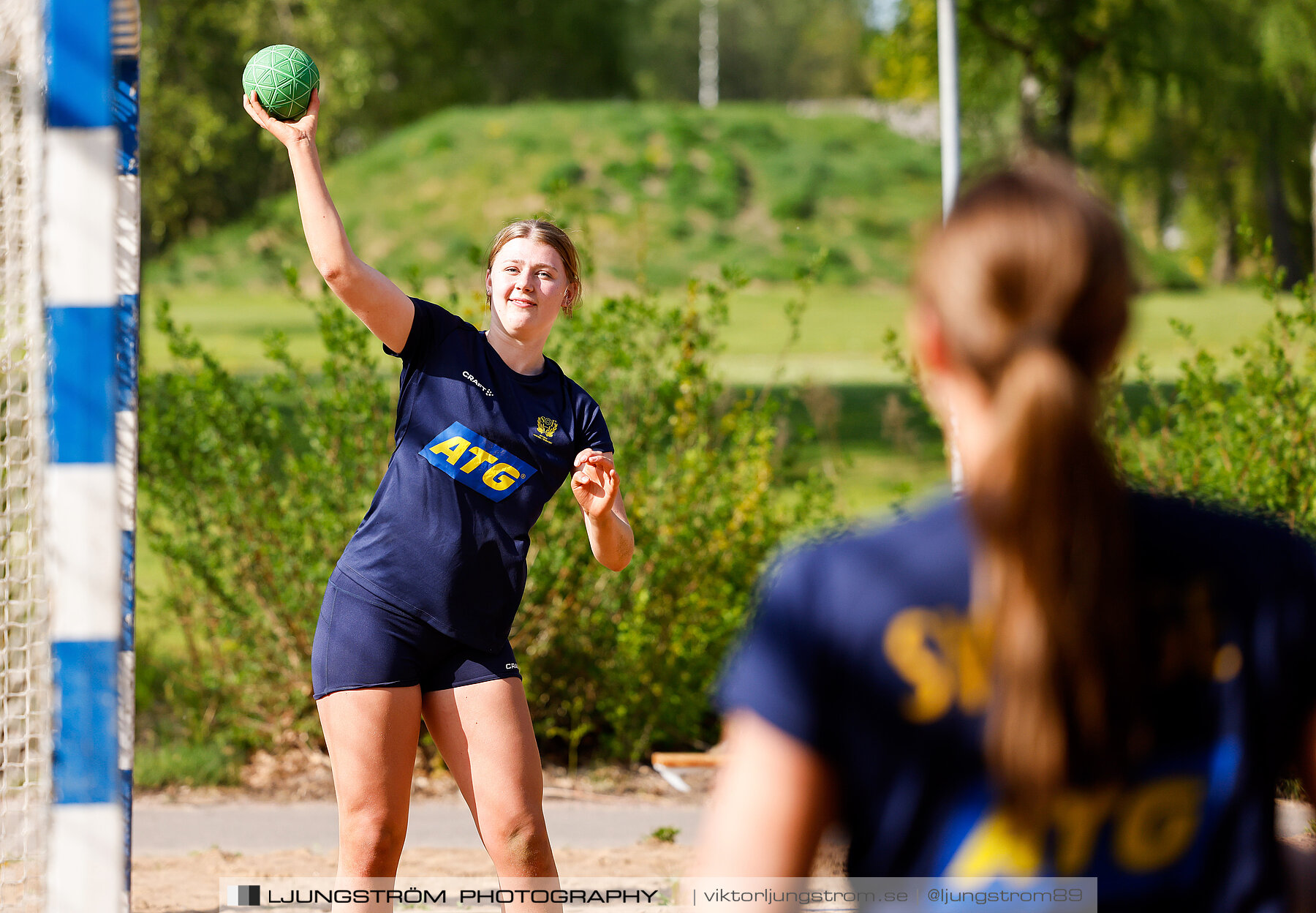 Sverige Dam Beachhandboll Träning,dam,Stöpen Beachhandbollsplan,Stöpen,Sverige,Beachhandboll,Handboll,2023,310693