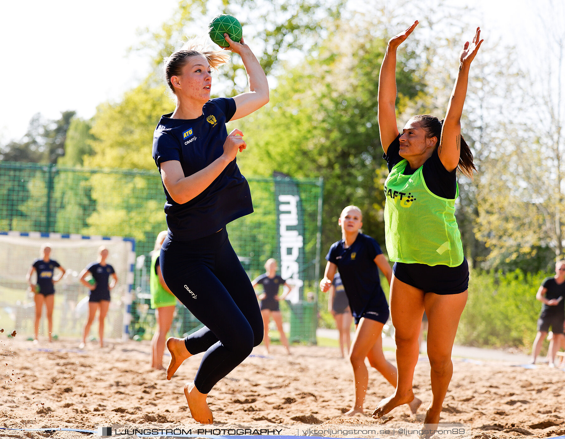 Sverige Dam Beachhandboll Träning,dam,Stöpen Beachhandbollsplan,Stöpen,Sverige,Beachhandboll,Handboll,2023,310726