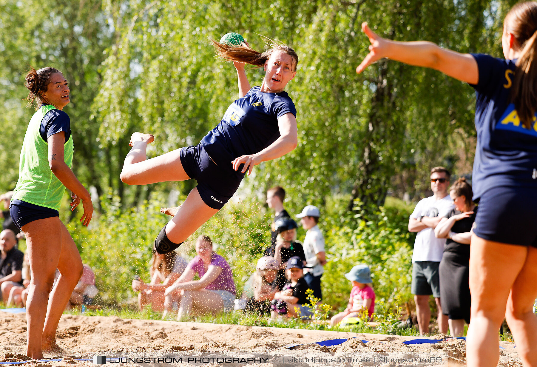 Sverige Dam Beachhandboll Träning,dam,Stöpen Beachhandbollsplan,Stöpen,Sverige,Beachhandboll,Handboll,2023,310747