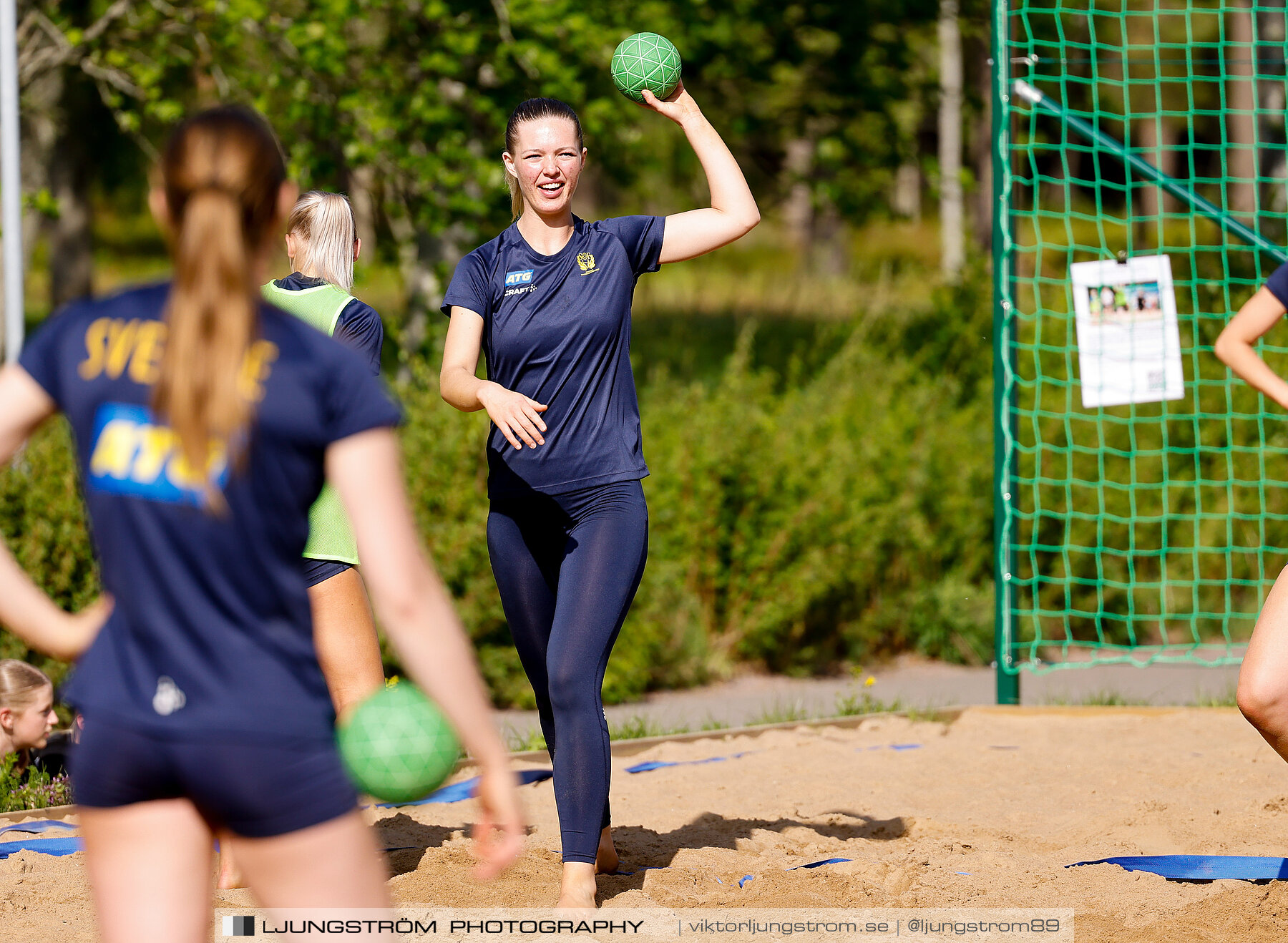 Sverige Dam Beachhandboll Träning,dam,Stöpen Beachhandbollsplan,Stöpen,Sverige,Beachhandboll,Handboll,2023,310770