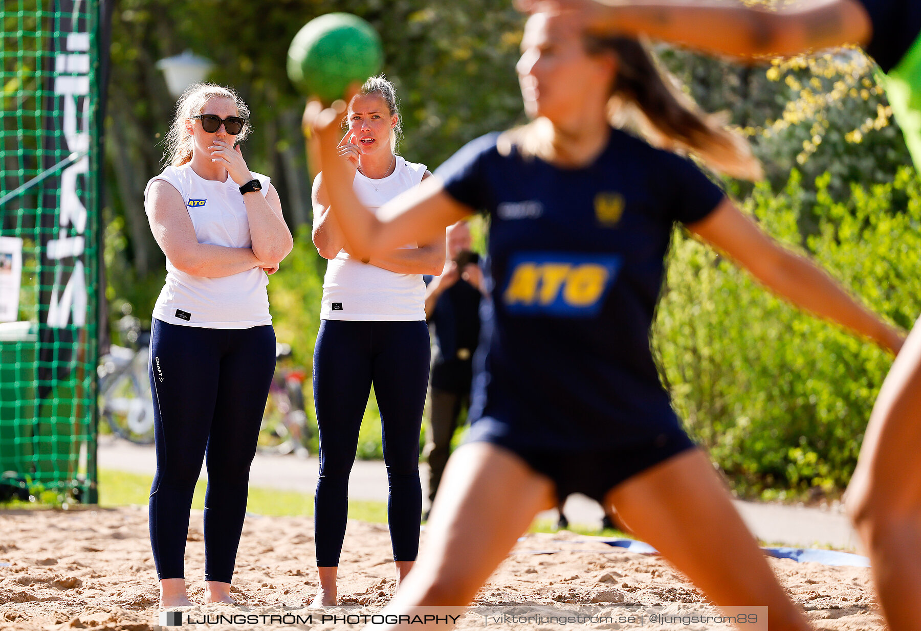 Sverige Dam Beachhandboll Träning,dam,Stöpen Beachhandbollsplan,Stöpen,Sverige,Beachhandboll,Handboll,2023,310786