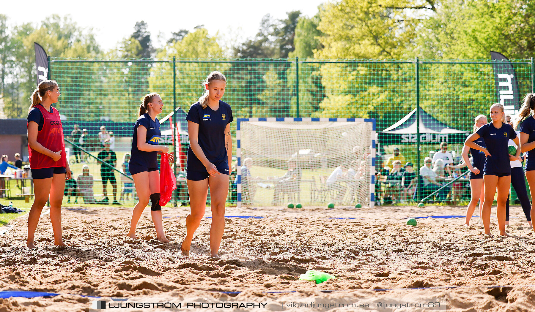 Sverige Dam Beachhandboll Träning,dam,Stöpen Beachhandbollsplan,Stöpen,Sverige,Beachhandboll,Handboll,2023,310798