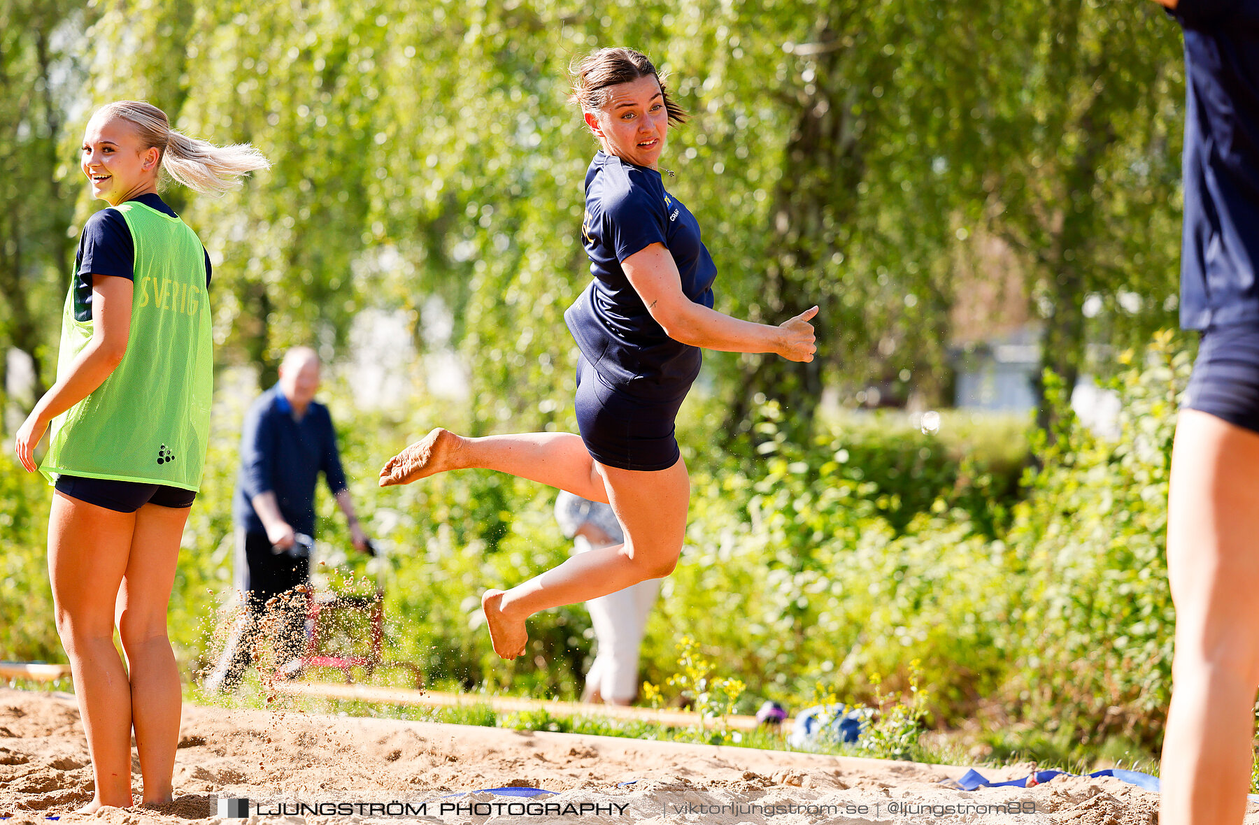 Sverige Dam Beachhandboll Träning,dam,Stöpen Beachhandbollsplan,Stöpen,Sverige,Beachhandboll,Handboll,2023,310821