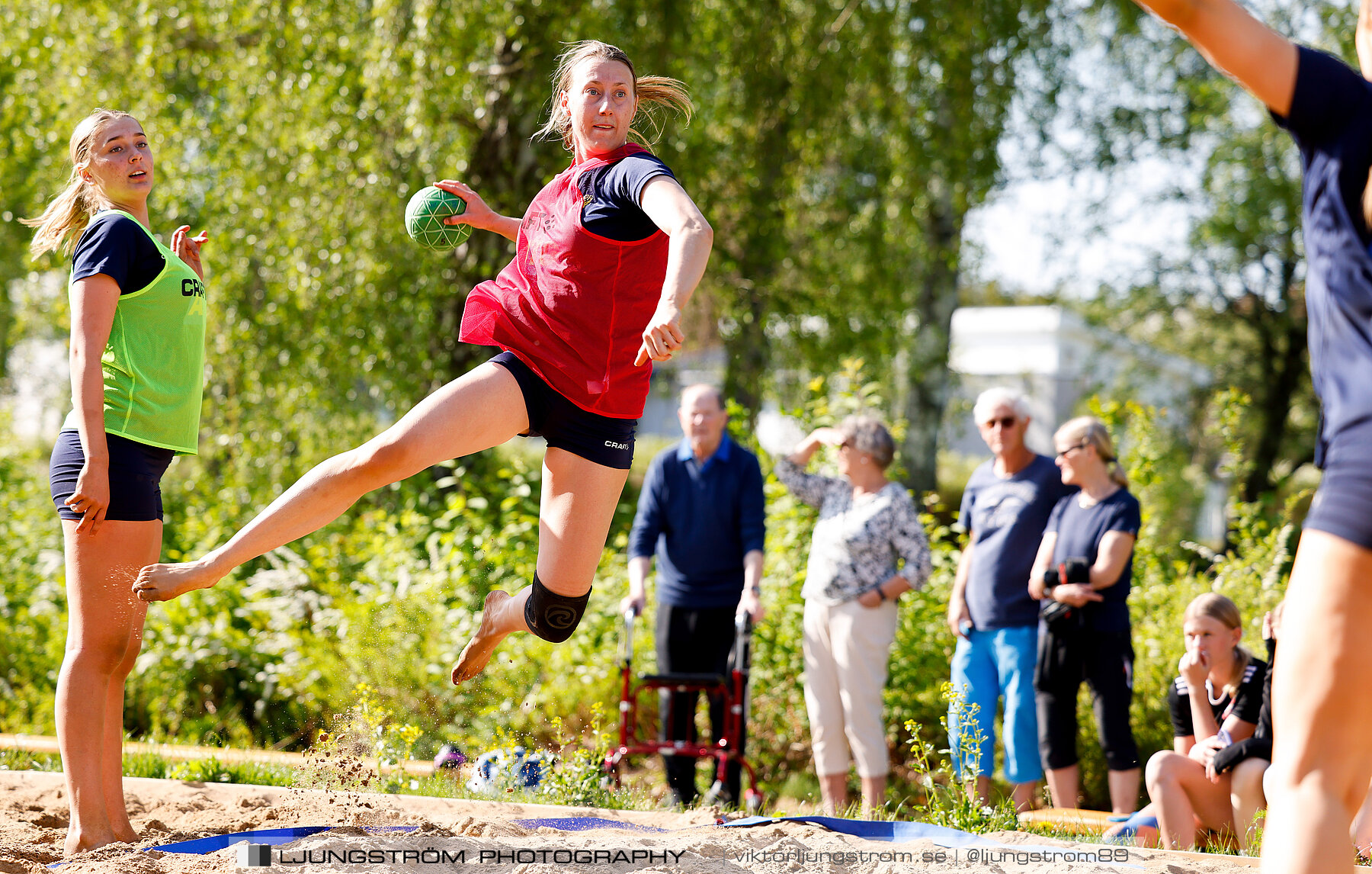 Sverige Dam Beachhandboll Träning,dam,Stöpen Beachhandbollsplan,Stöpen,Sverige,Beachhandboll,Handboll,2023,310835