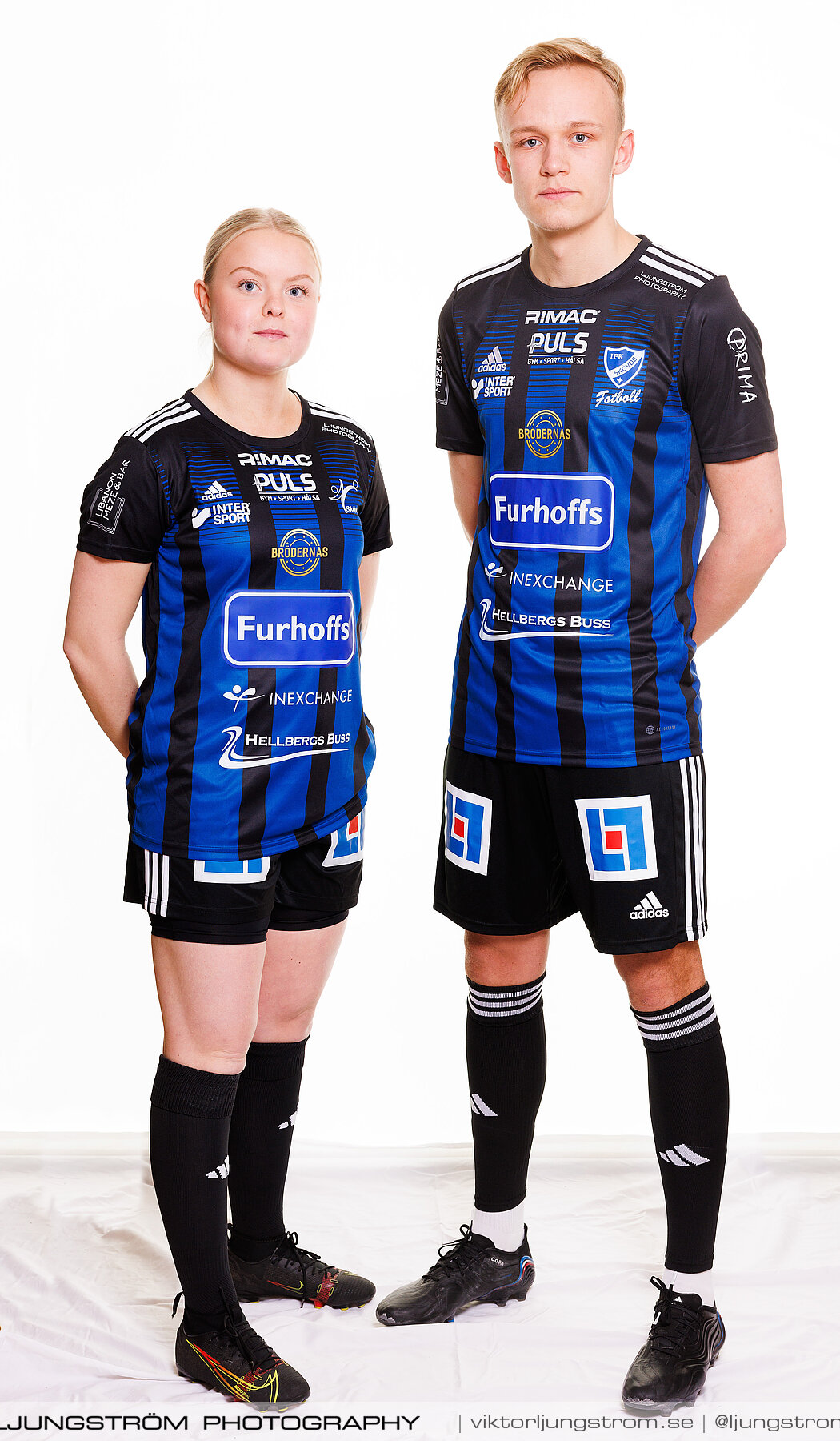 IFK Skövde FK & Skövde KIK Matchtröjor,mix,Lillegårdens IP,Skövde,Sverige,Lagfotografering,,2023,311099