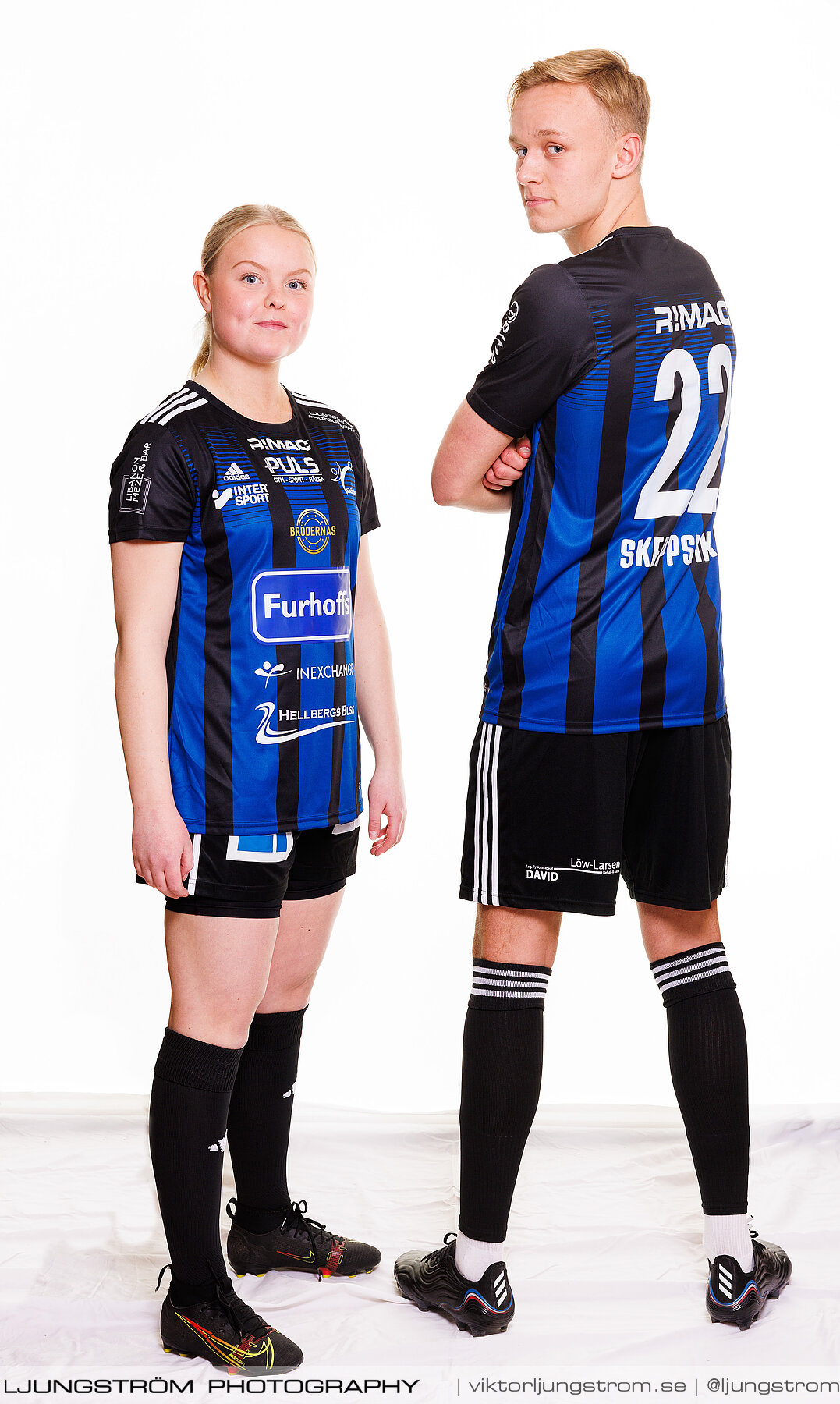 IFK Skövde FK & Skövde KIK Matchtröjor,mix,Lillegårdens IP,Skövde,Sverige,Lagfotografering,,2023,311101