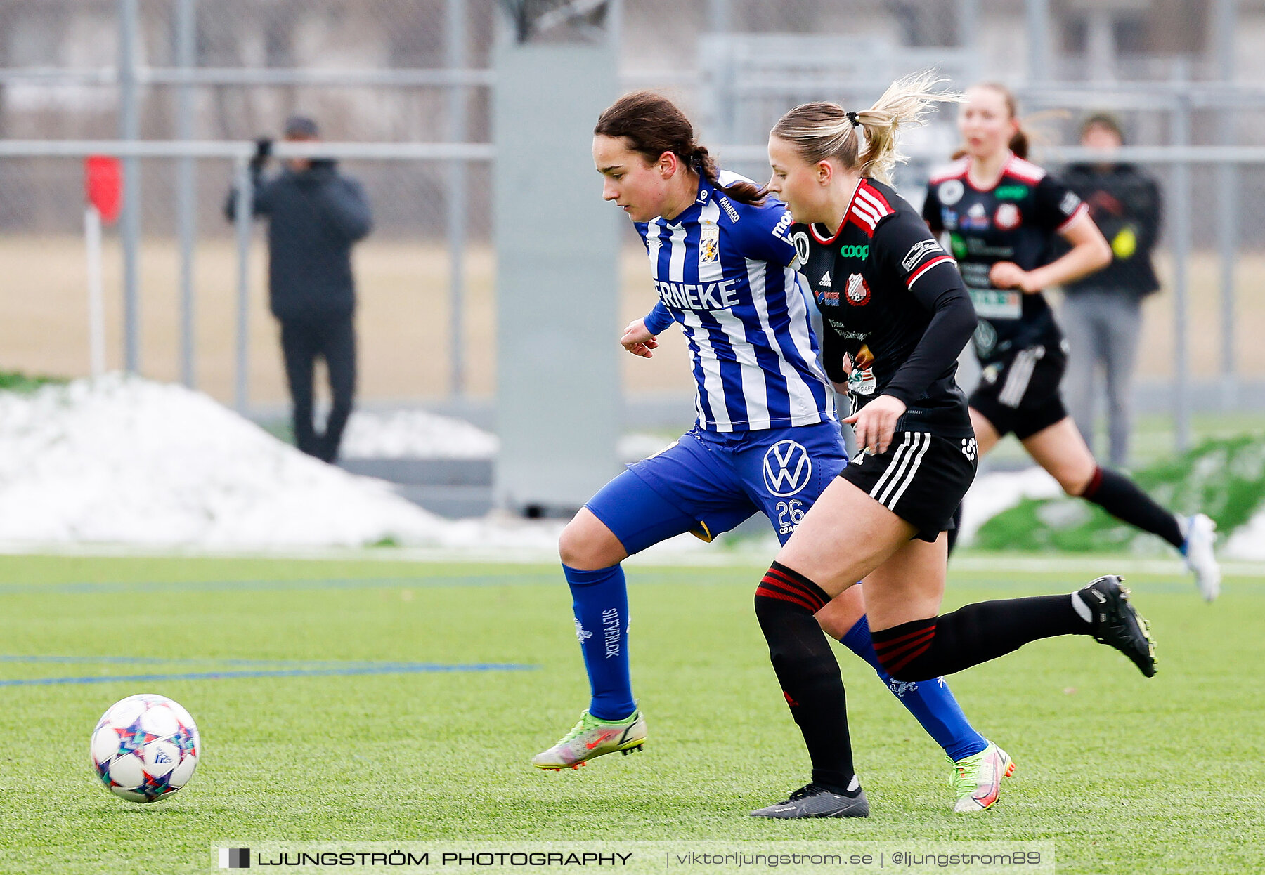 Träningsmatch Lidköpings FK-IFK Göteborg 4-3,dam,Ågårdsvallen,Lidköping,Sverige,Fotboll,,2023,312355