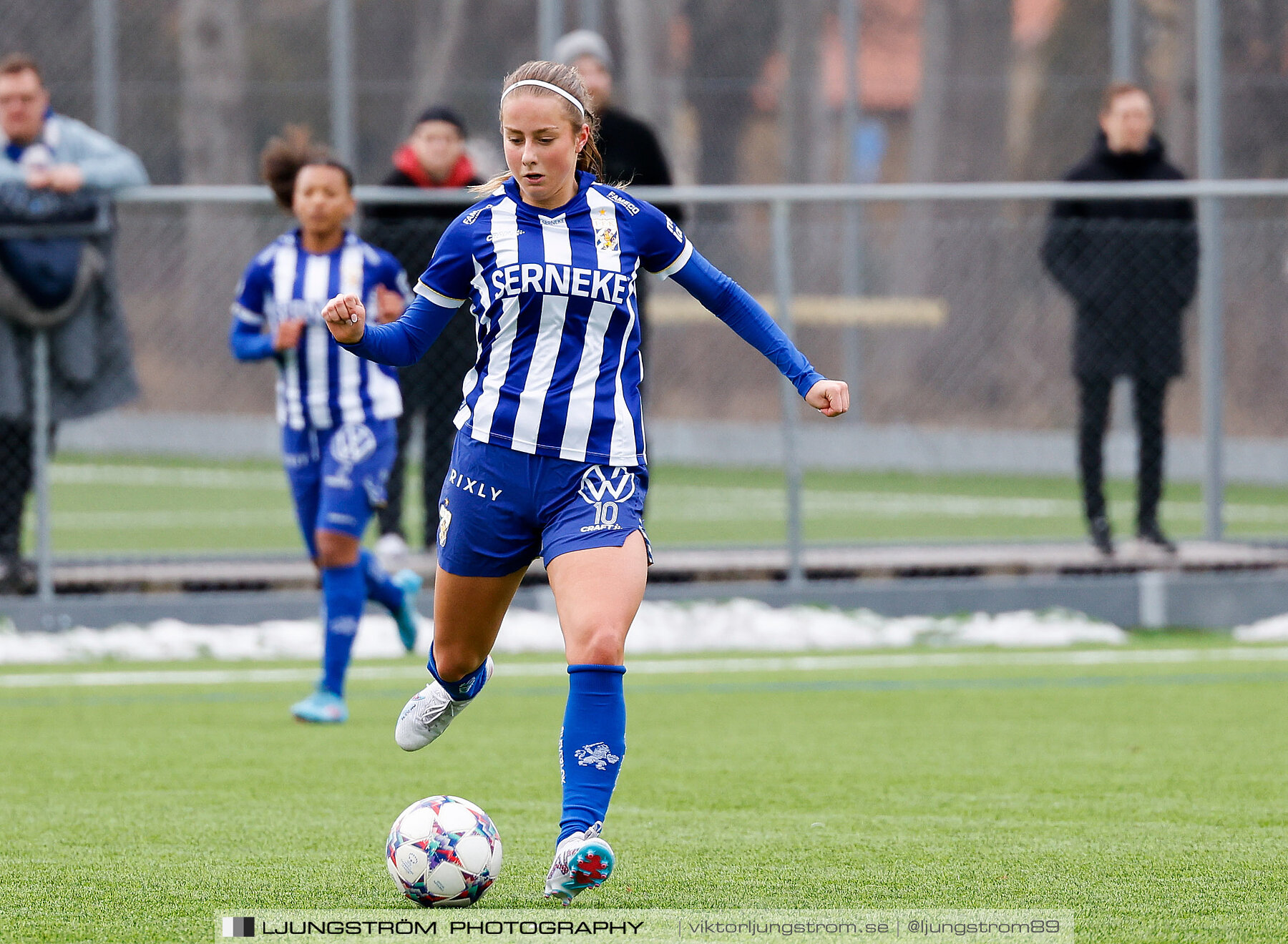 Träningsmatch Lidköpings FK-IFK Göteborg 4-3,dam,Ågårdsvallen,Lidköping,Sverige,Fotboll,,2023,312360