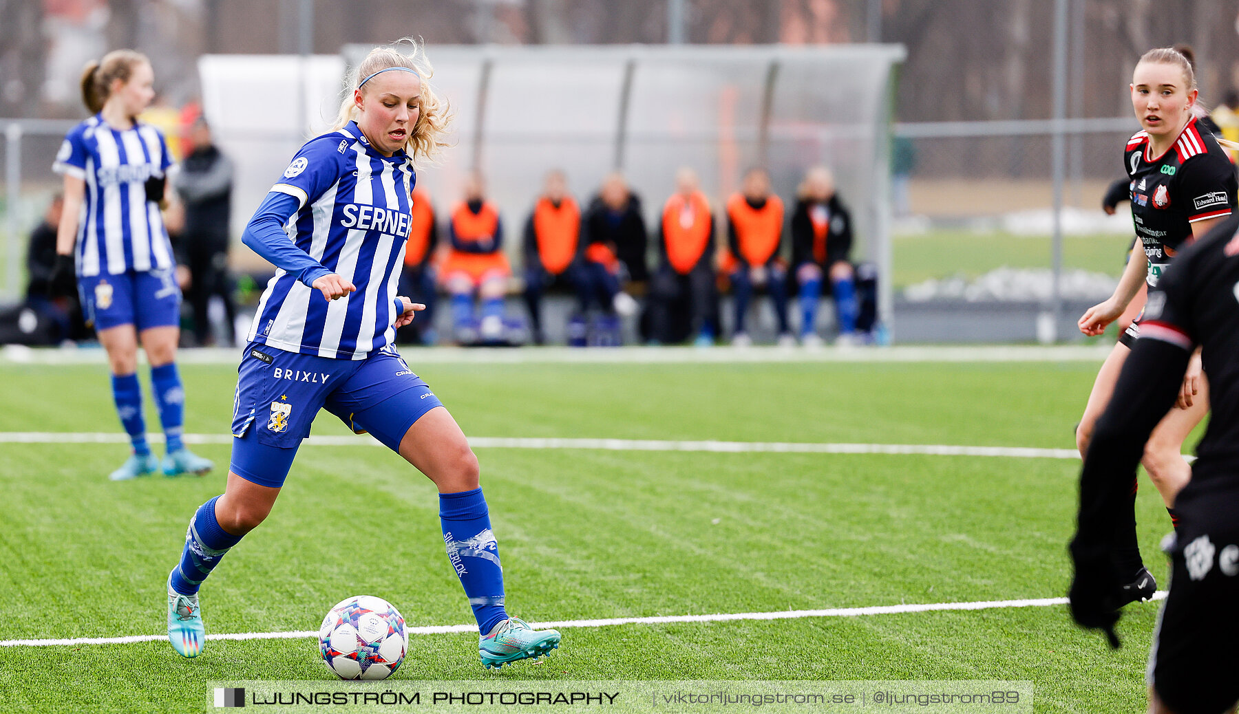 Träningsmatch Lidköpings FK-IFK Göteborg 4-3,dam,Ågårdsvallen,Lidköping,Sverige,Fotboll,,2023,312363