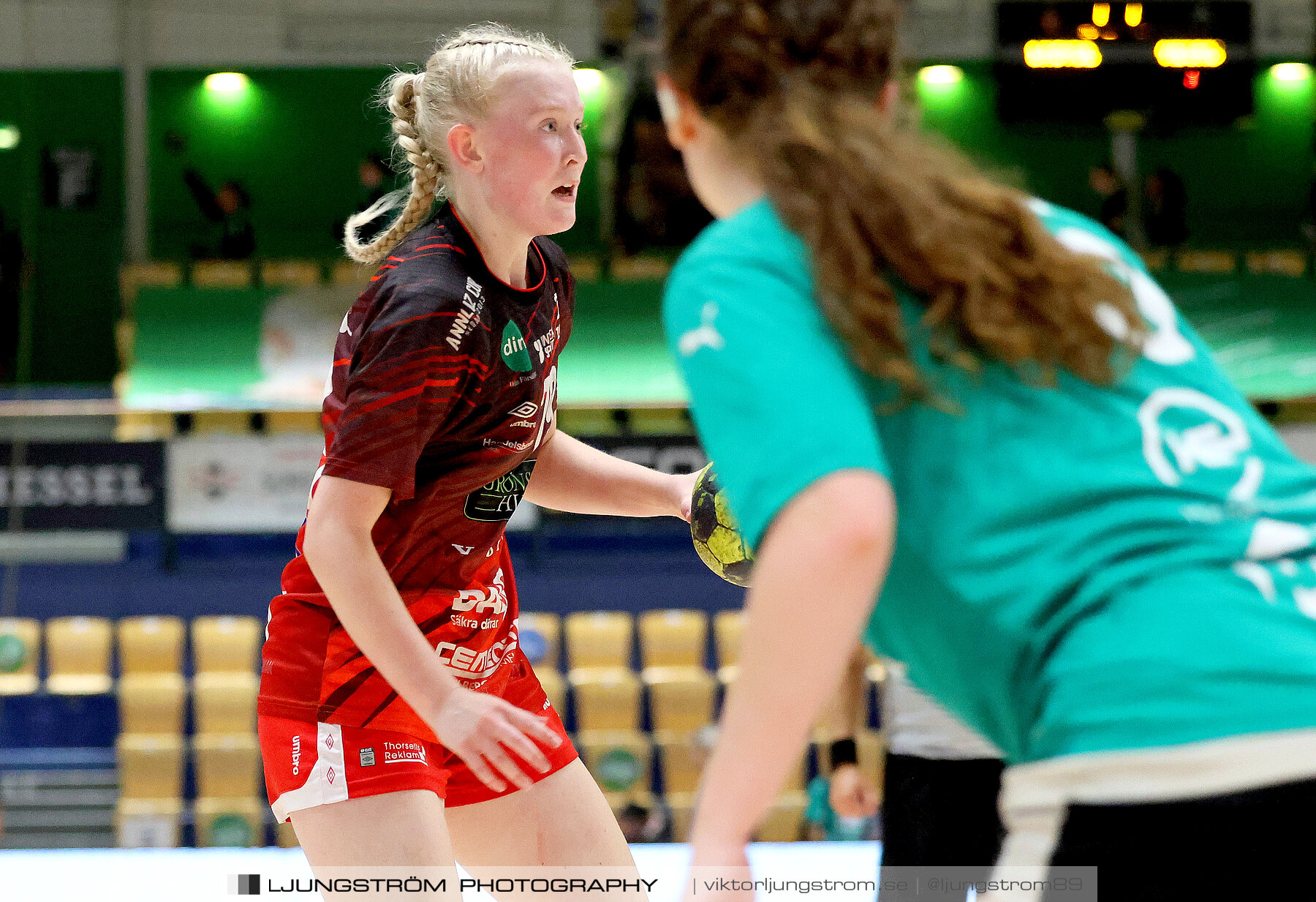 Generation Handball U17 Skövde HF-Viborg HK 1 14-16,dam,Biocirc Arena,Viborg,Danmark,Handboll,,2023,313670