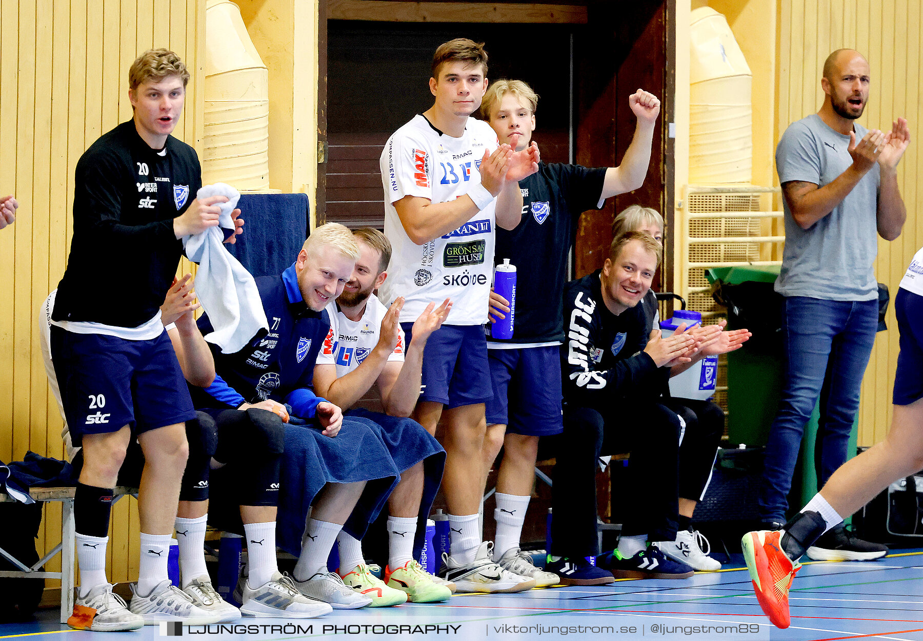 Träningsmatch IFK Skövde HK-Halden Topphåndball 28-25,herr,Arena Skövde,Skövde,Sverige,Handboll,,2023,313770