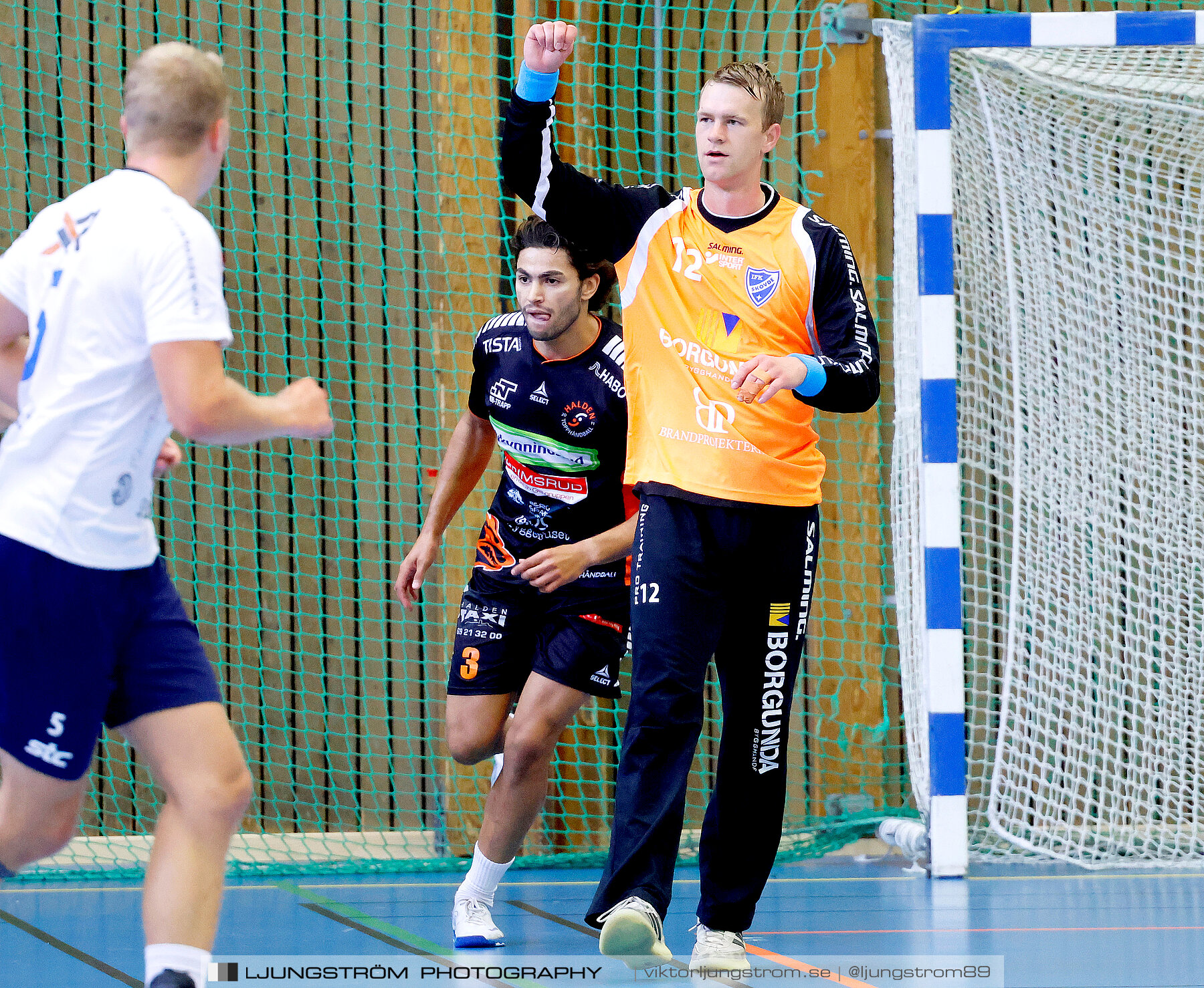 Träningsmatch IFK Skövde HK-Halden Topphåndball 28-25,herr,Arena Skövde,Skövde,Sverige,Handboll,,2023,313797