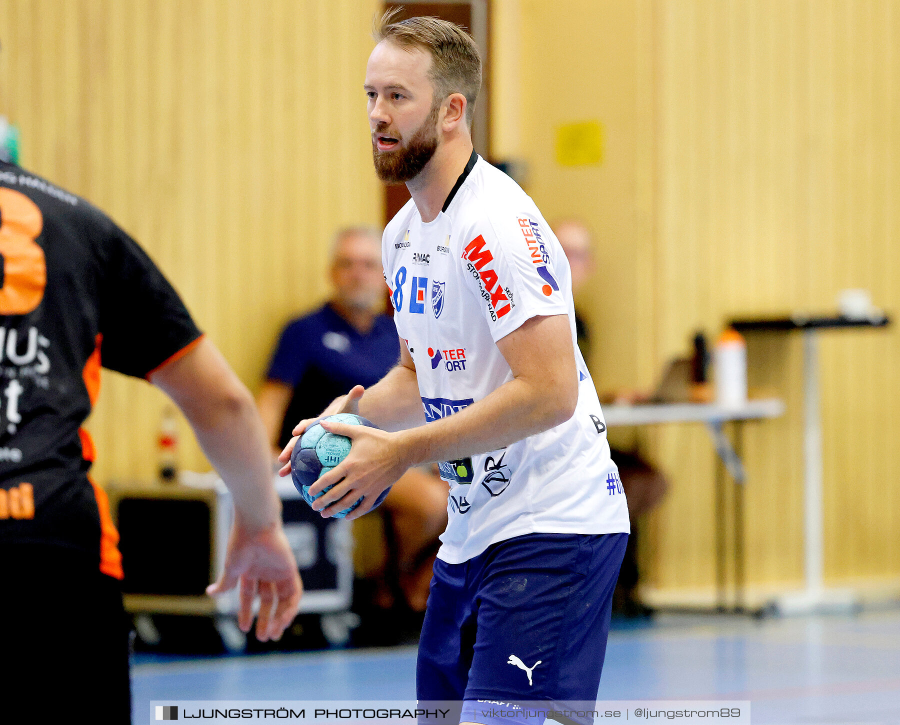 Träningsmatch IFK Skövde HK-Halden Topphåndball 28-25,herr,Arena Skövde,Skövde,Sverige,Handboll,,2023,313803