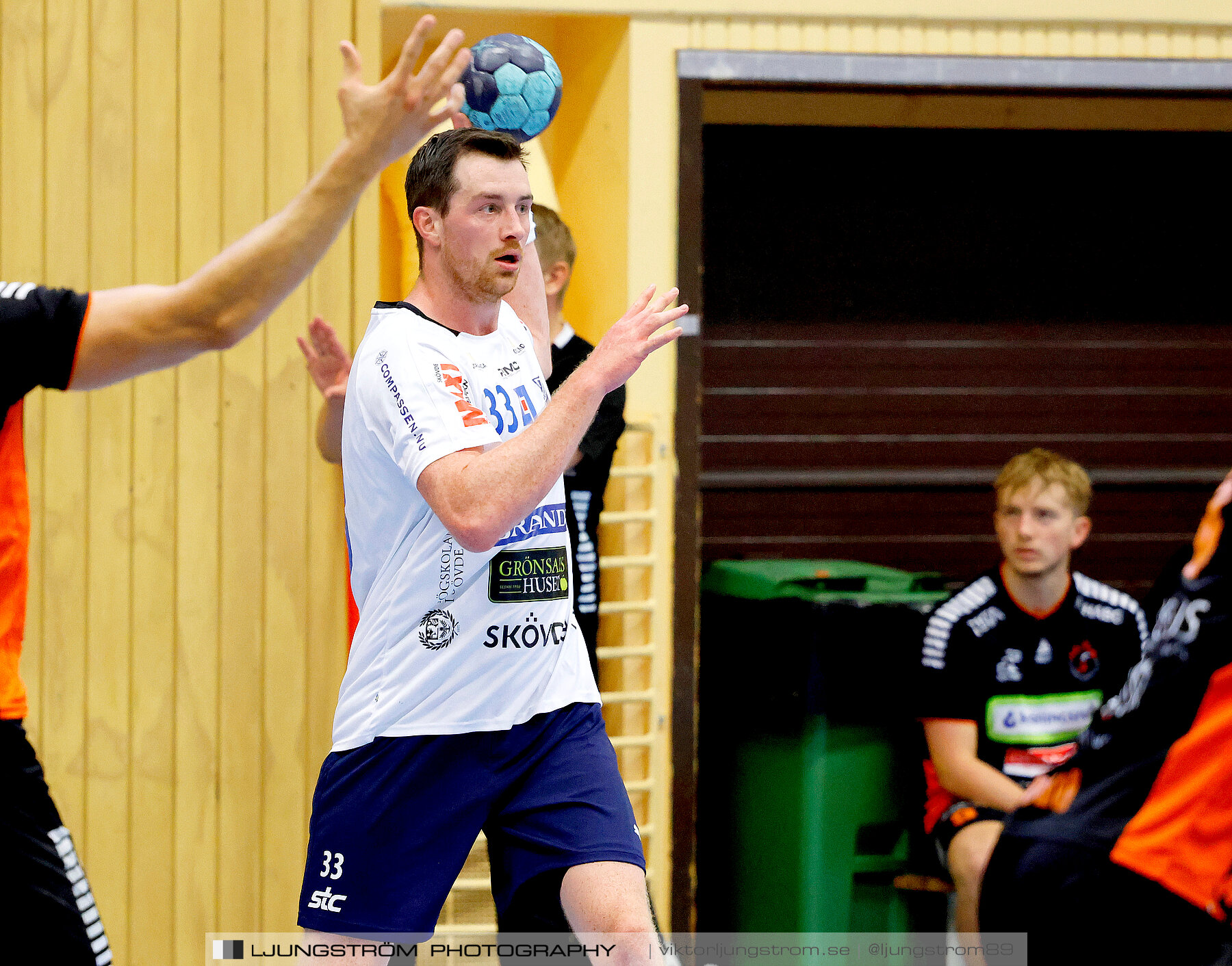 Träningsmatch IFK Skövde HK-Halden Topphåndball 28-25,herr,Arena Skövde,Skövde,Sverige,Handboll,,2023,313813