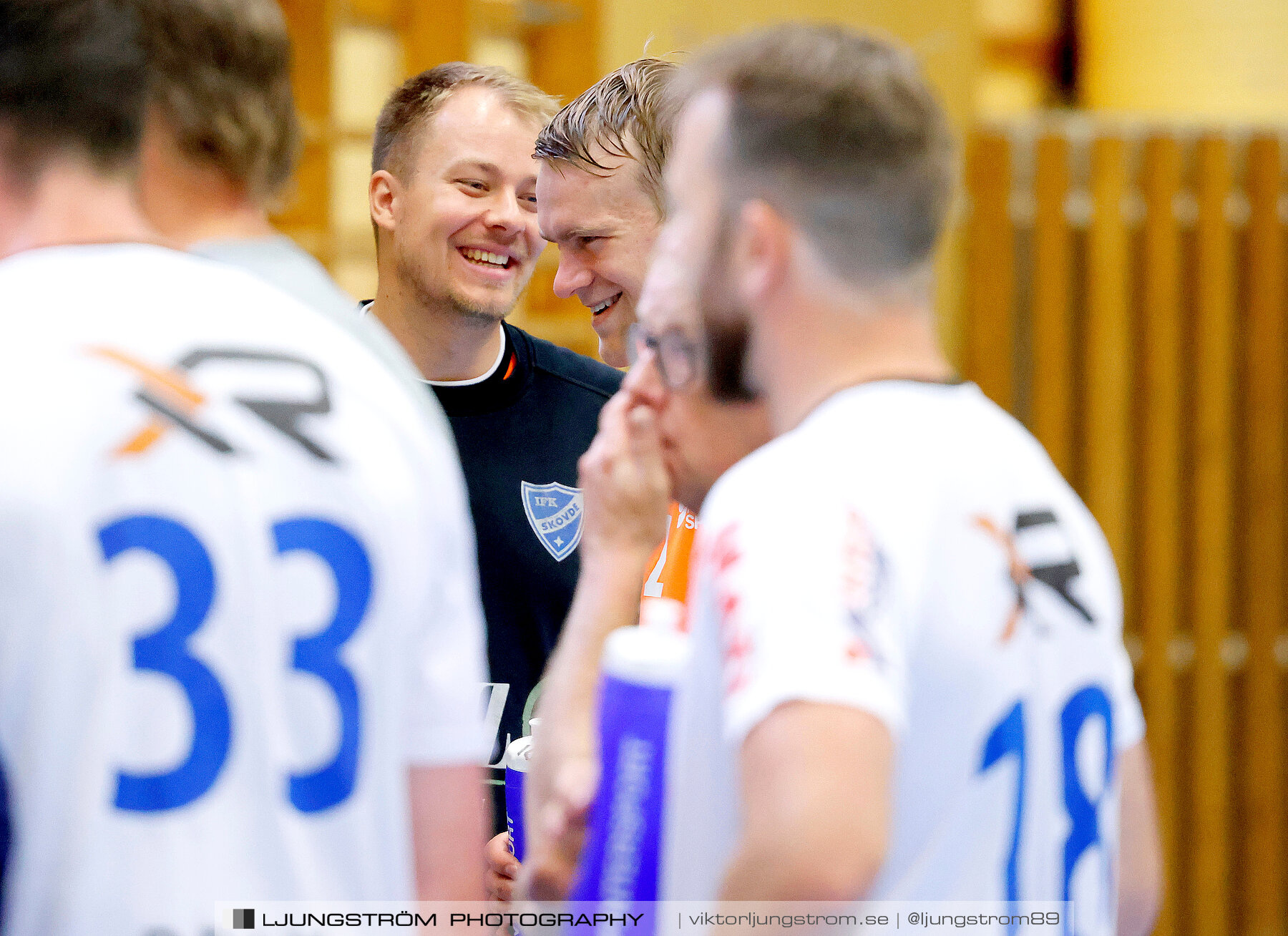 Träningsmatch IFK Skövde HK-Halden Topphåndball 28-25,herr,Arena Skövde,Skövde,Sverige,Handboll,,2023,313821