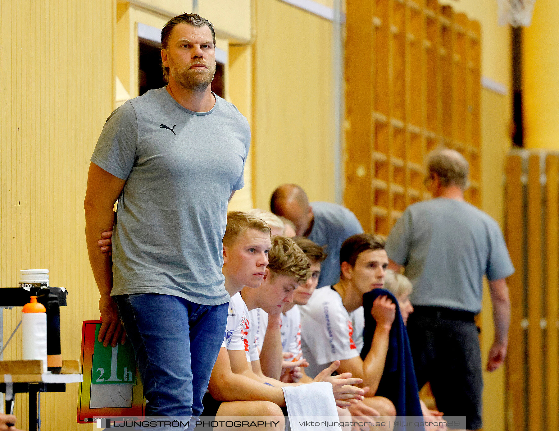 Träningsmatch IFK Skövde HK-Halden Topphåndball 28-25,herr,Arena Skövde,Skövde,Sverige,Handboll,,2023,313830