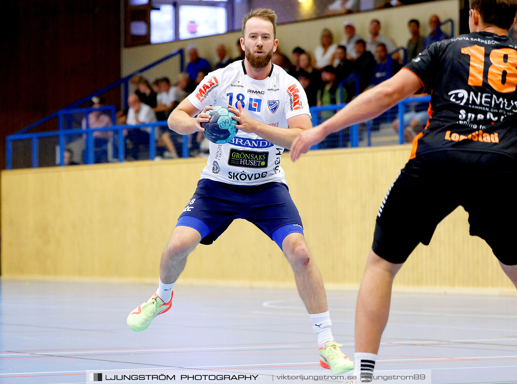 Träningsmatch IFK Skövde HK-Halden Topphåndball 28-25,herr,Arena Skövde,Skövde,Sverige,Handboll,,2023,313838