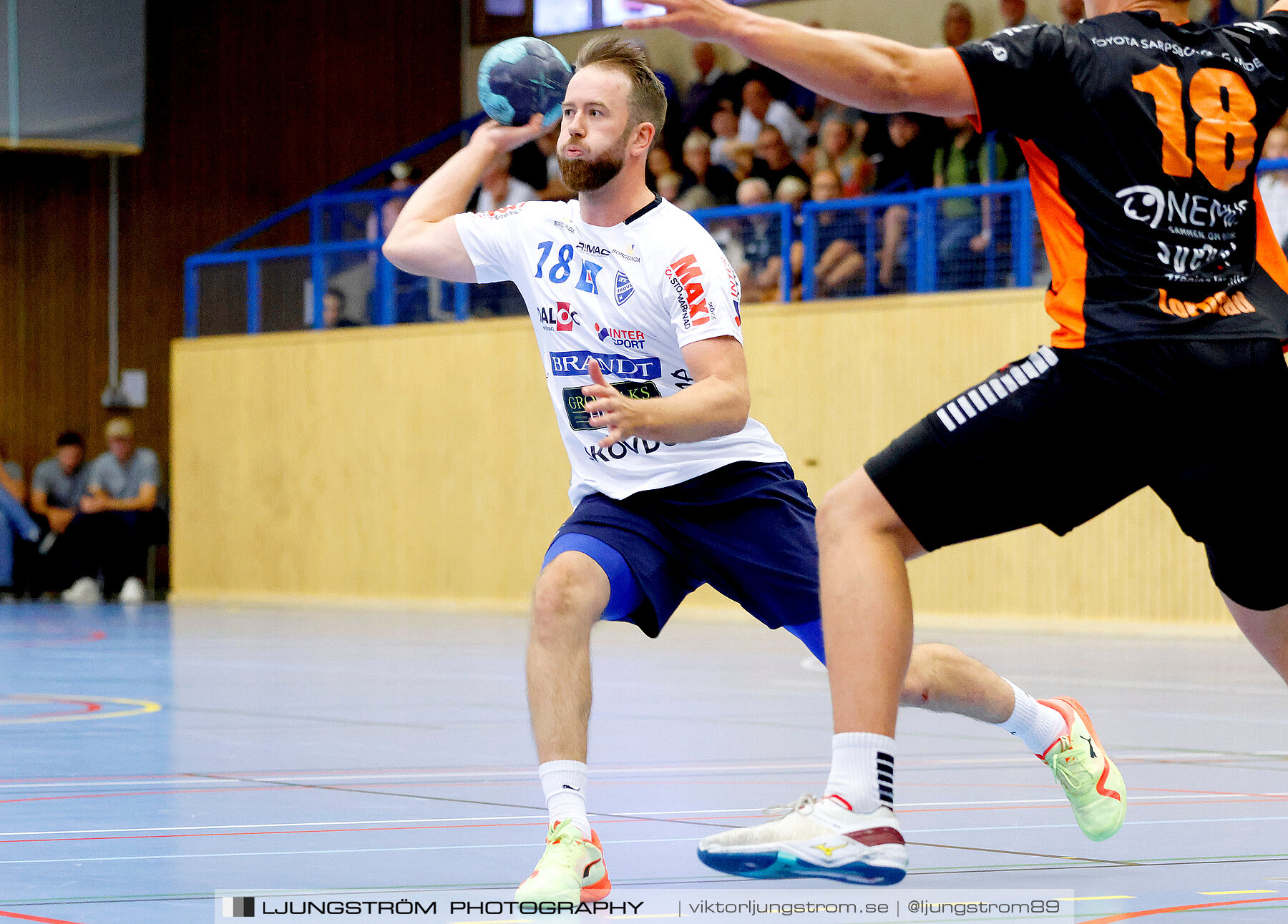 Träningsmatch IFK Skövde HK-Halden Topphåndball 28-25,herr,Arena Skövde,Skövde,Sverige,Handboll,,2023,313839