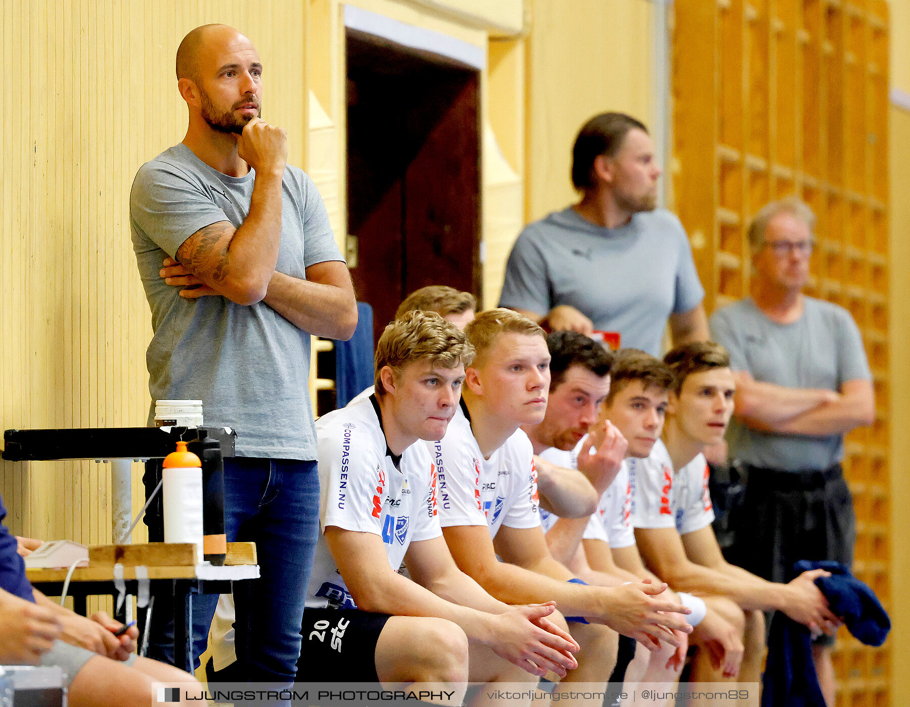 Träningsmatch IFK Skövde HK-Halden Topphåndball 28-25,herr,Arena Skövde,Skövde,Sverige,Handboll,,2023,313857