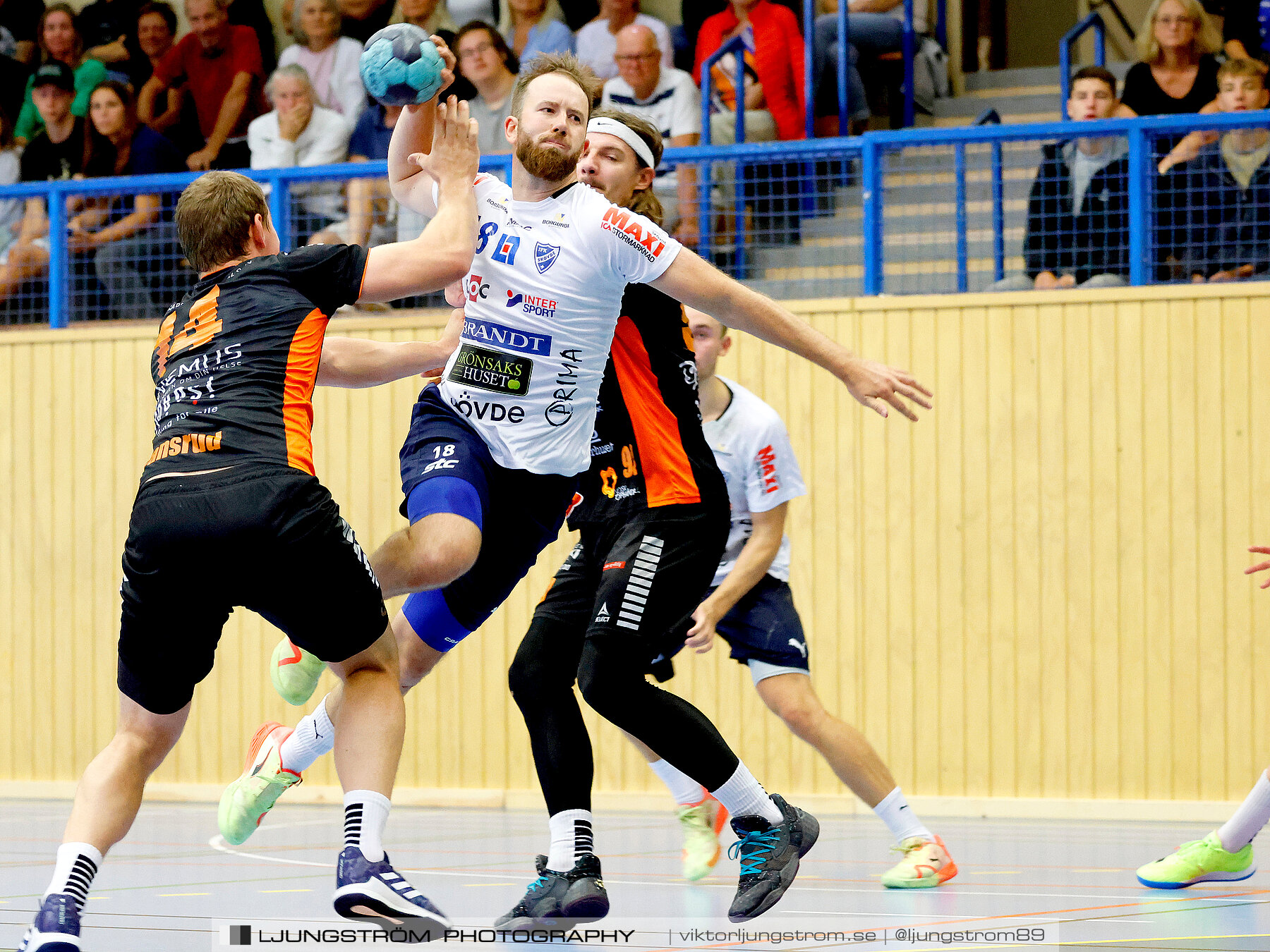 Träningsmatch IFK Skövde HK-Halden Topphåndball 28-25,herr,Arena Skövde,Skövde,Sverige,Handboll,,2023,313876