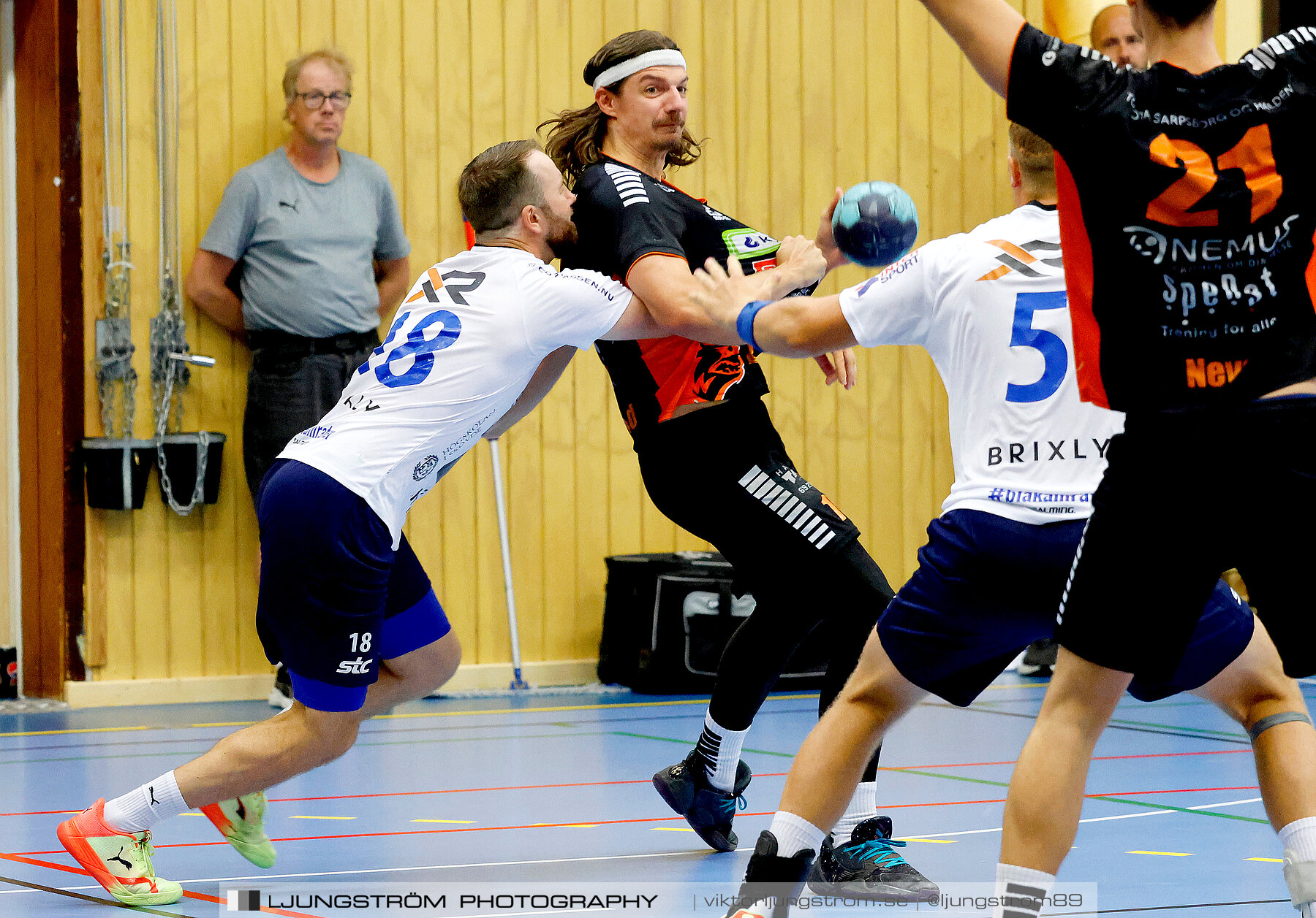 Träningsmatch IFK Skövde HK-Halden Topphåndball 28-25,herr,Arena Skövde,Skövde,Sverige,Handboll,,2023,314074