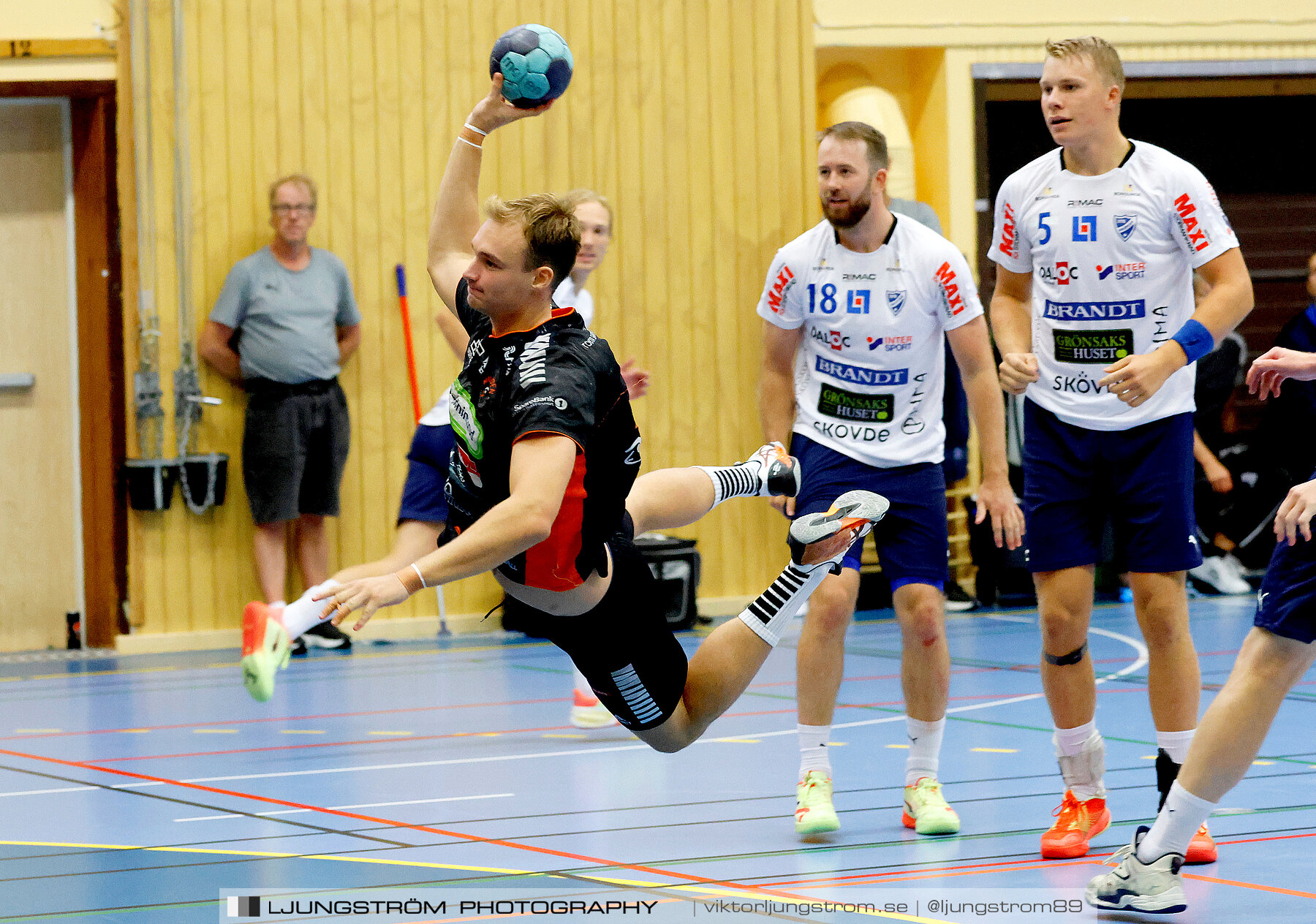 Träningsmatch IFK Skövde HK-Halden Topphåndball 28-25,herr,Arena Skövde,Skövde,Sverige,Handboll,,2023,314075