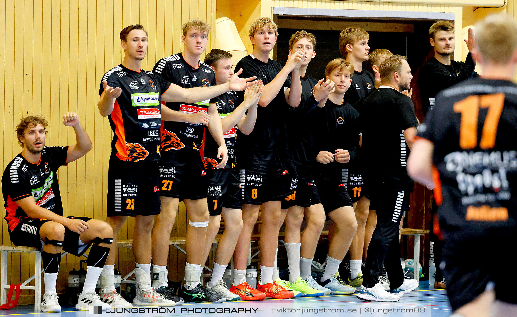 Träningsmatch IFK Skövde HK-Halden Topphåndball 28-25,herr,Arena Skövde,Skövde,Sverige,Handboll,,2023,314087