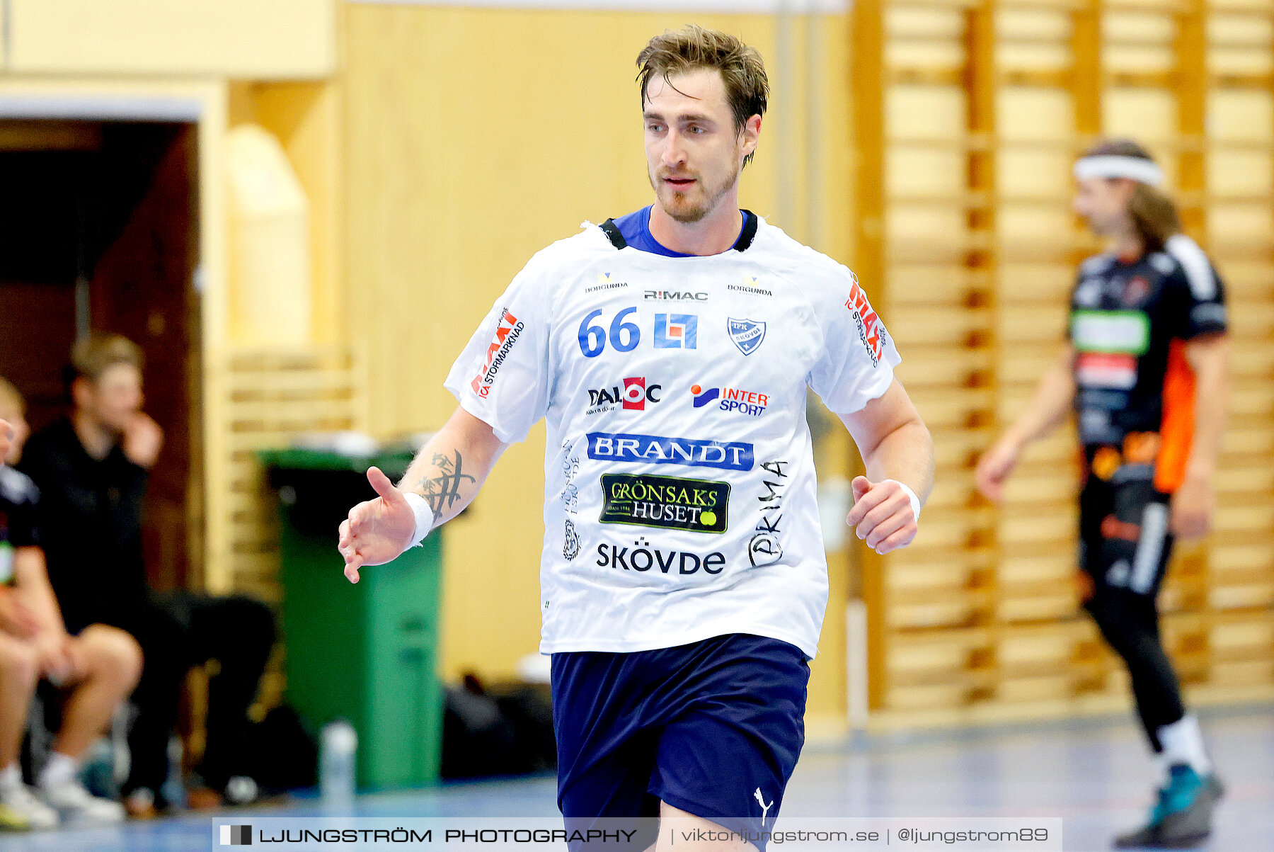 Träningsmatch IFK Skövde HK-Halden Topphåndball 28-25,herr,Arena Skövde,Skövde,Sverige,Handboll,,2023,314089