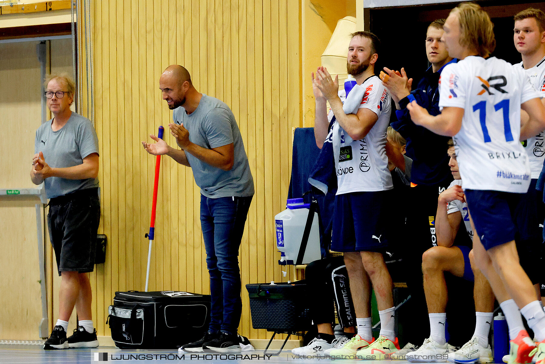 Träningsmatch IFK Skövde HK-Halden Topphåndball 28-25,herr,Arena Skövde,Skövde,Sverige,Handboll,,2023,314184