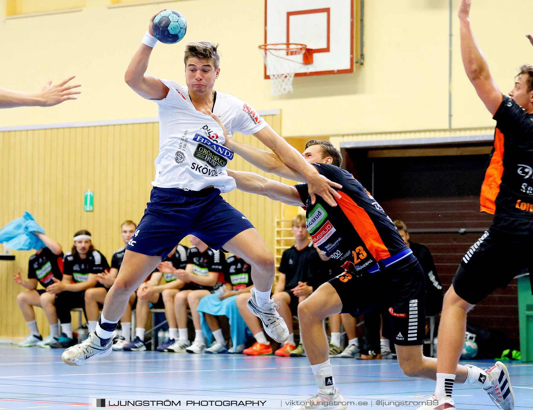 Träningsmatch IFK Skövde HK-Halden Topphåndball 28-25,herr,Arena Skövde,Skövde,Sverige,Handboll,,2023,314197