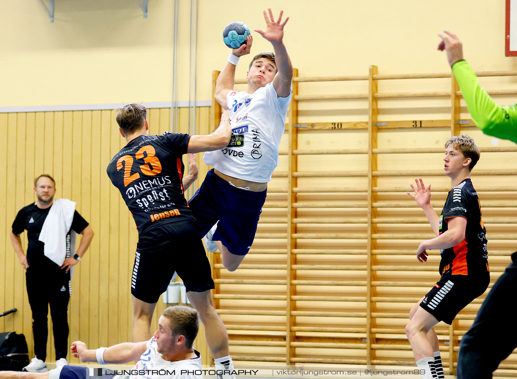 Träningsmatch IFK Skövde HK-Halden Topphåndball 28-25,herr,Arena Skövde,Skövde,Sverige,Handboll,,2023,314203