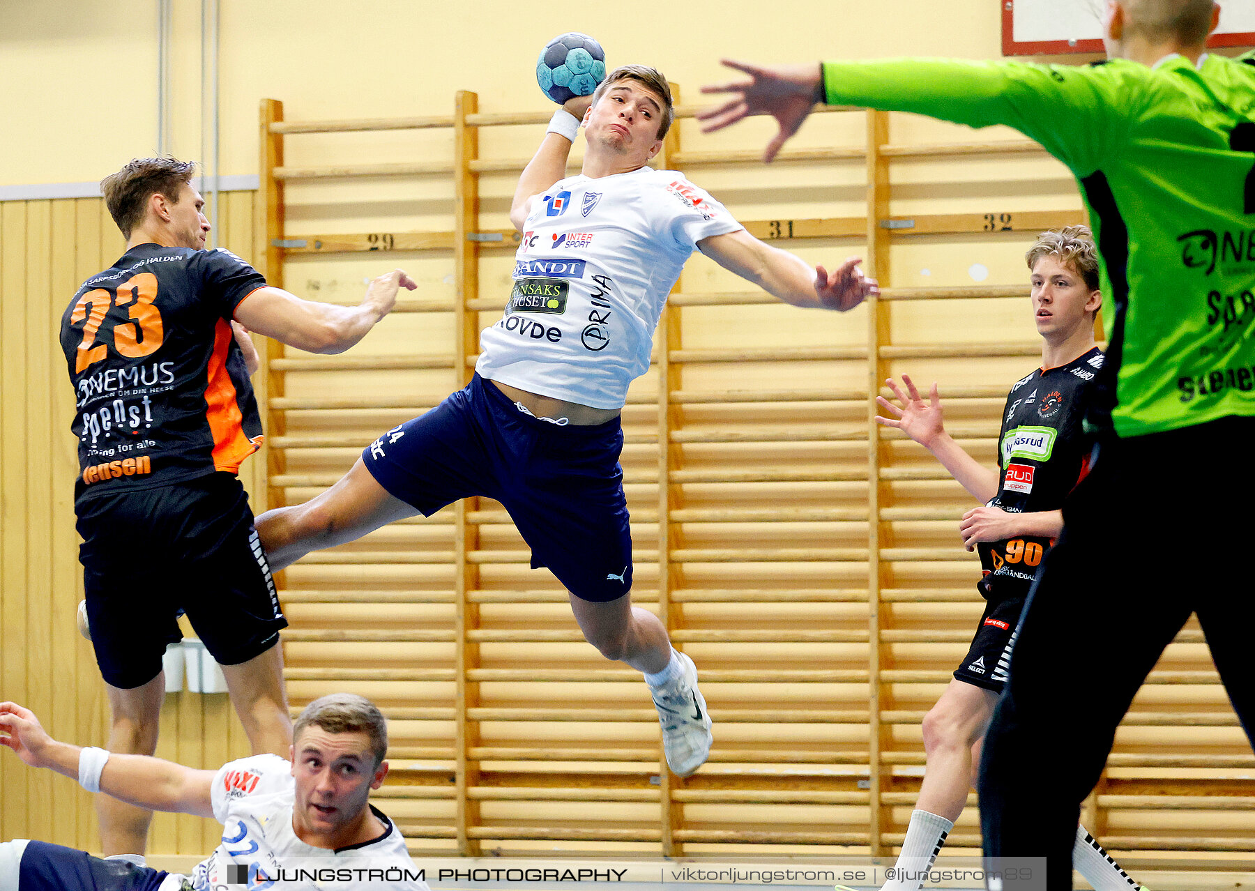 Träningsmatch IFK Skövde HK-Halden Topphåndball 28-25,herr,Arena Skövde,Skövde,Sverige,Handboll,,2023,314205