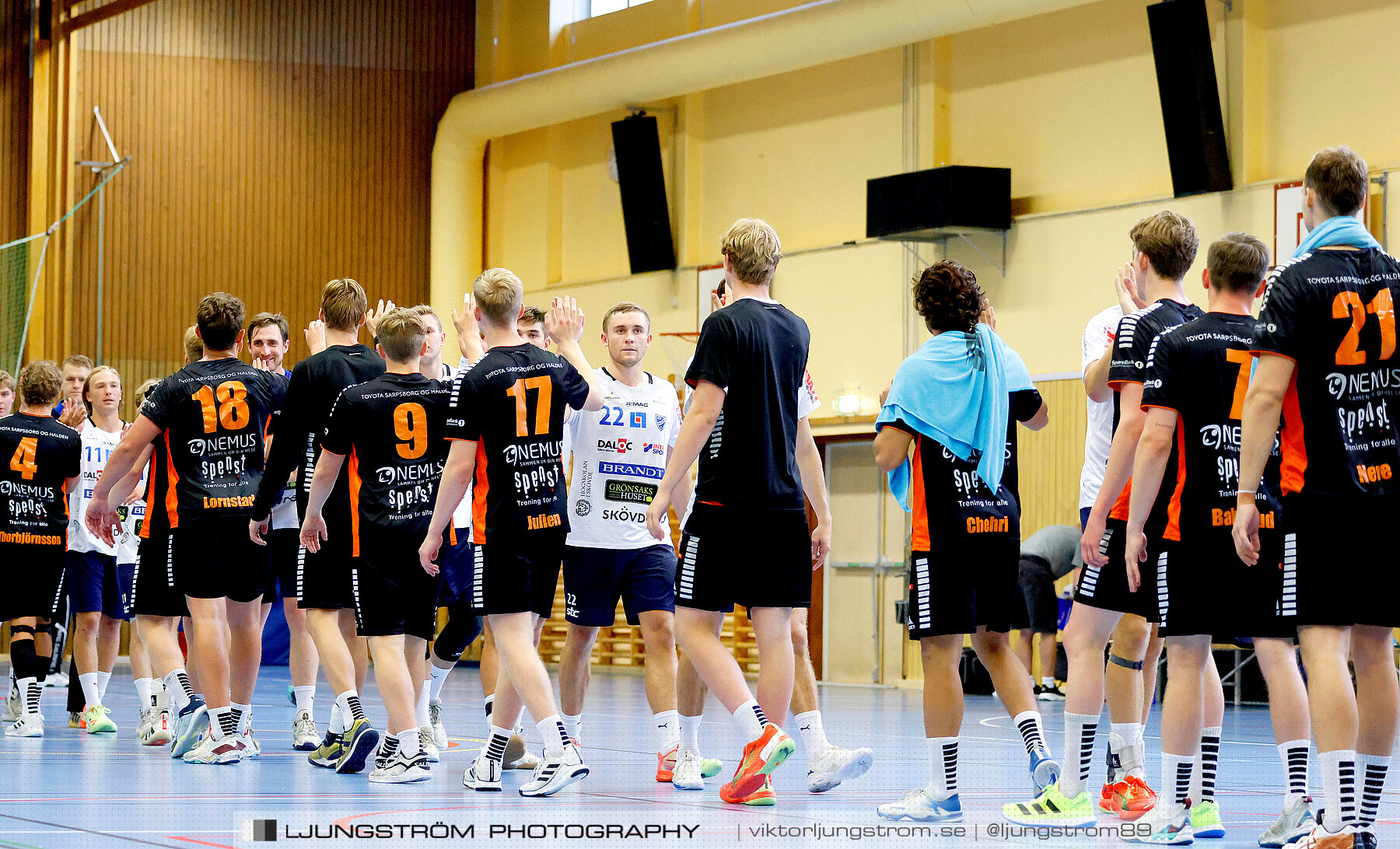 Träningsmatch IFK Skövde HK-Halden Topphåndball 28-25,herr,Arena Skövde,Skövde,Sverige,Handboll,,2023,314225