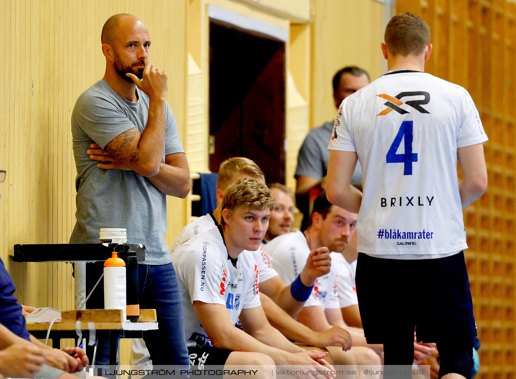 Träningsmatch IFK Skövde HK-Halden Topphåndball 28-25,herr,Arena Skövde,Skövde,Sverige,Handboll,,2023,314348