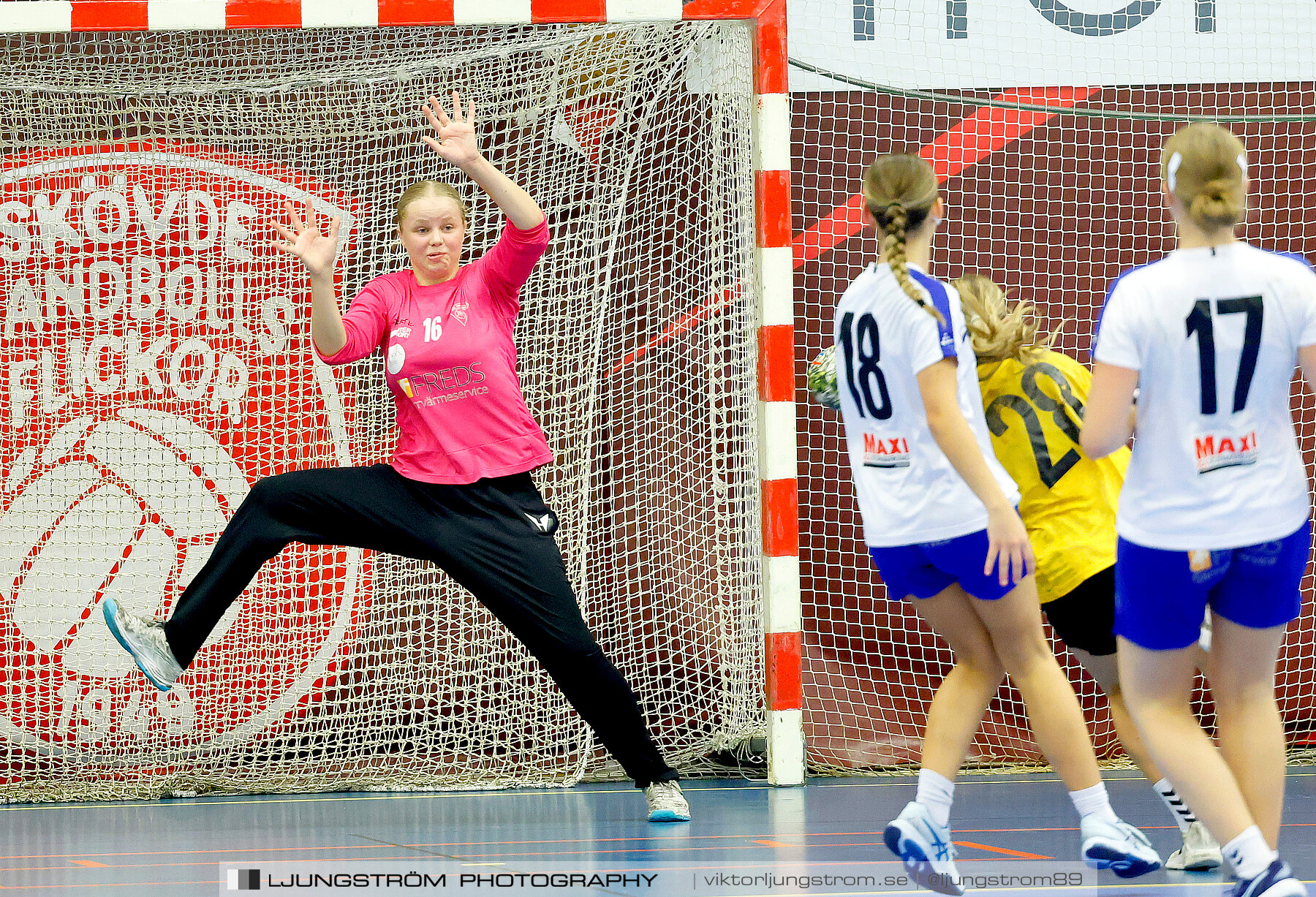 Annliz Cup F16 Match om 3:e pris Habo handboll-Kärra HF 17-16,dam,Skövde Idrottshall,Skövde,Sverige,Handboll,,2023,314809