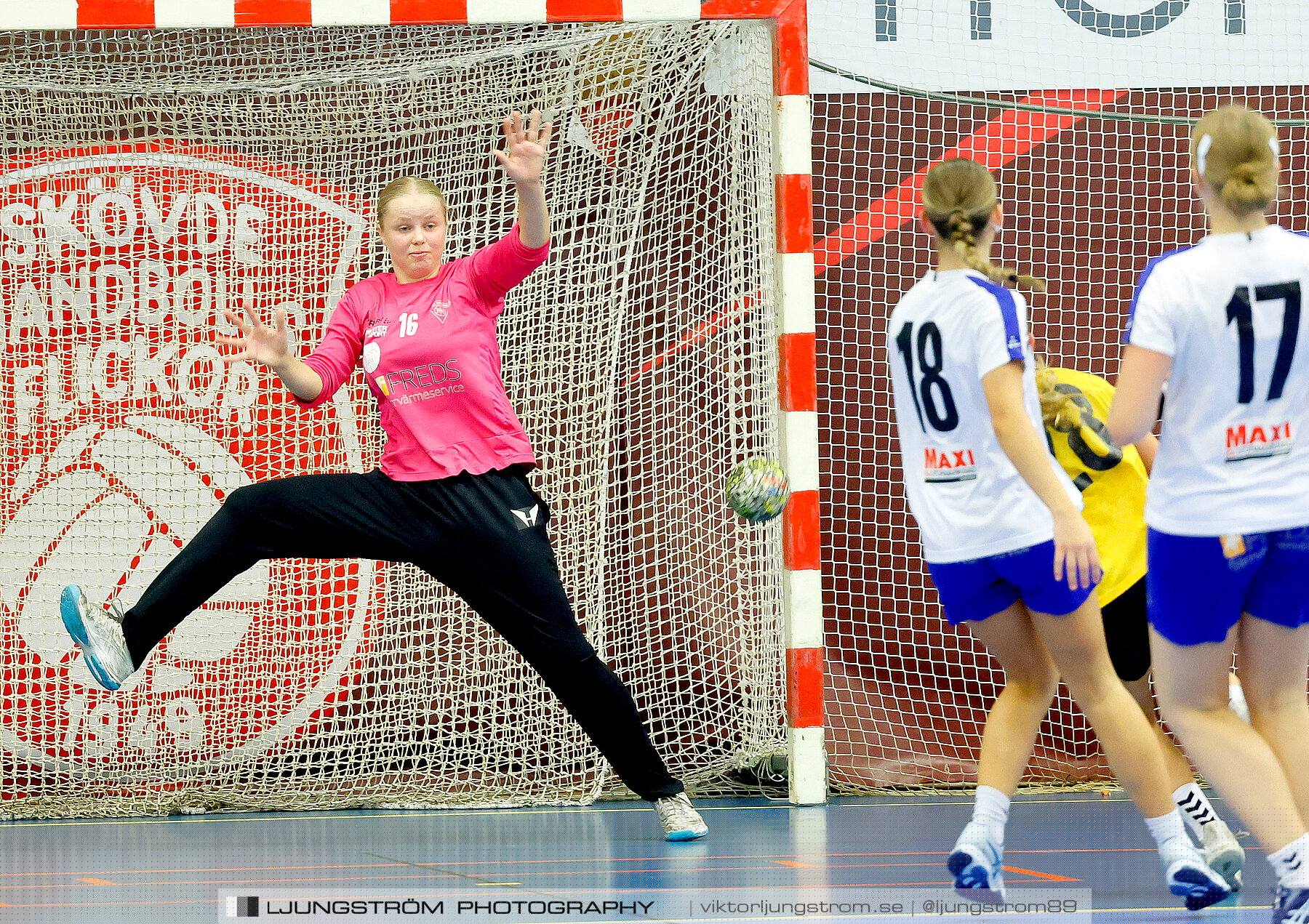 Annliz Cup F16 Match om 3:e pris Habo handboll-Kärra HF 17-16,dam,Skövde Idrottshall,Skövde,Sverige,Handboll,,2023,314810