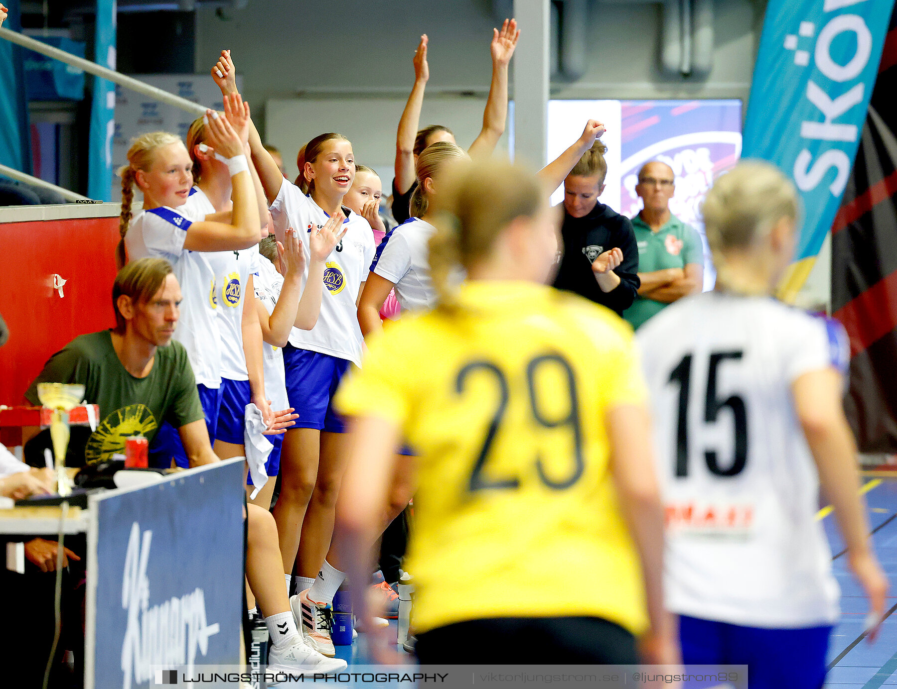 Annliz Cup F16 Match om 3:e pris Habo handboll-Kärra HF 17-16,dam,Skövde Idrottshall,Skövde,Sverige,Handboll,,2023,314822