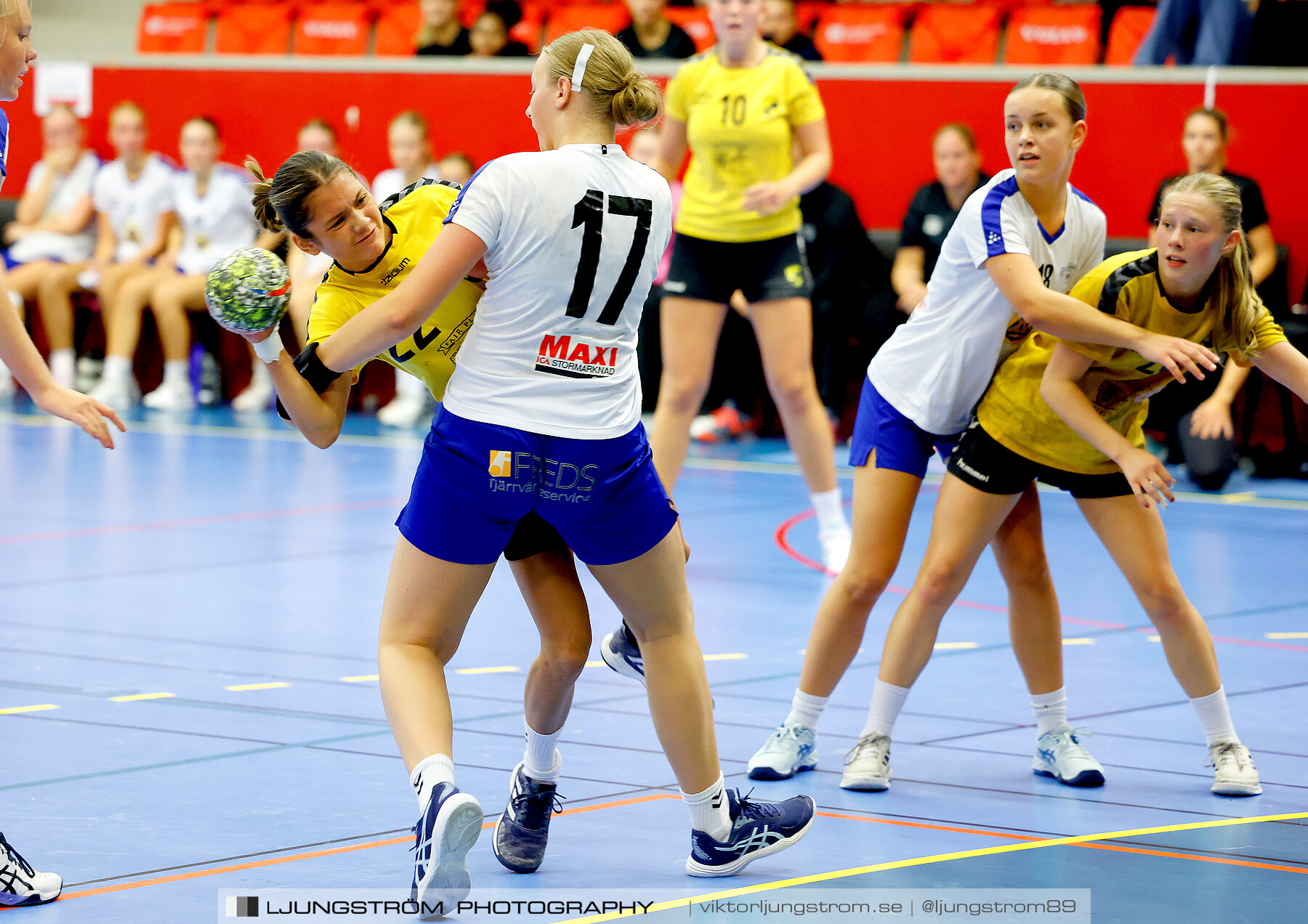 Annliz Cup F16 Match om 3:e pris Habo handboll-Kärra HF 17-16,dam,Skövde Idrottshall,Skövde,Sverige,Handboll,,2023,314847