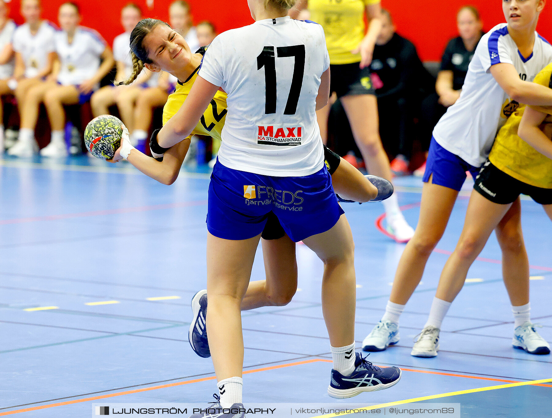 Annliz Cup F16 Match om 3:e pris Habo handboll-Kärra HF 17-16,dam,Skövde Idrottshall,Skövde,Sverige,Handboll,,2023,314850