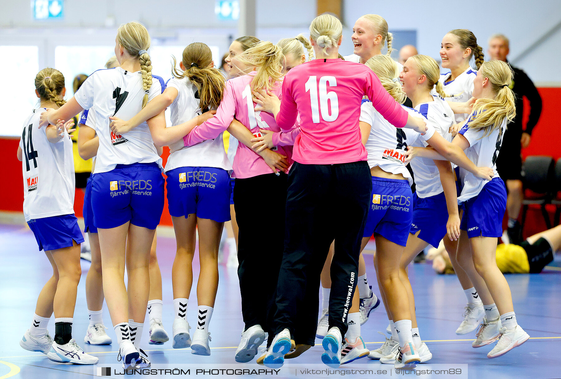 Annliz Cup F16 Match om 3:e pris Habo handboll-Kärra HF 17-16,dam,Skövde Idrottshall,Skövde,Sverige,Handboll,,2023,314871