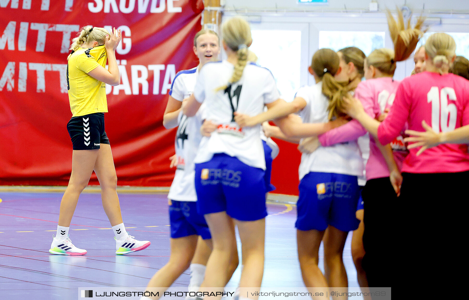 Annliz Cup F16 Match om 3:e pris Habo handboll-Kärra HF 17-16,dam,Skövde Idrottshall,Skövde,Sverige,Handboll,,2023,314874