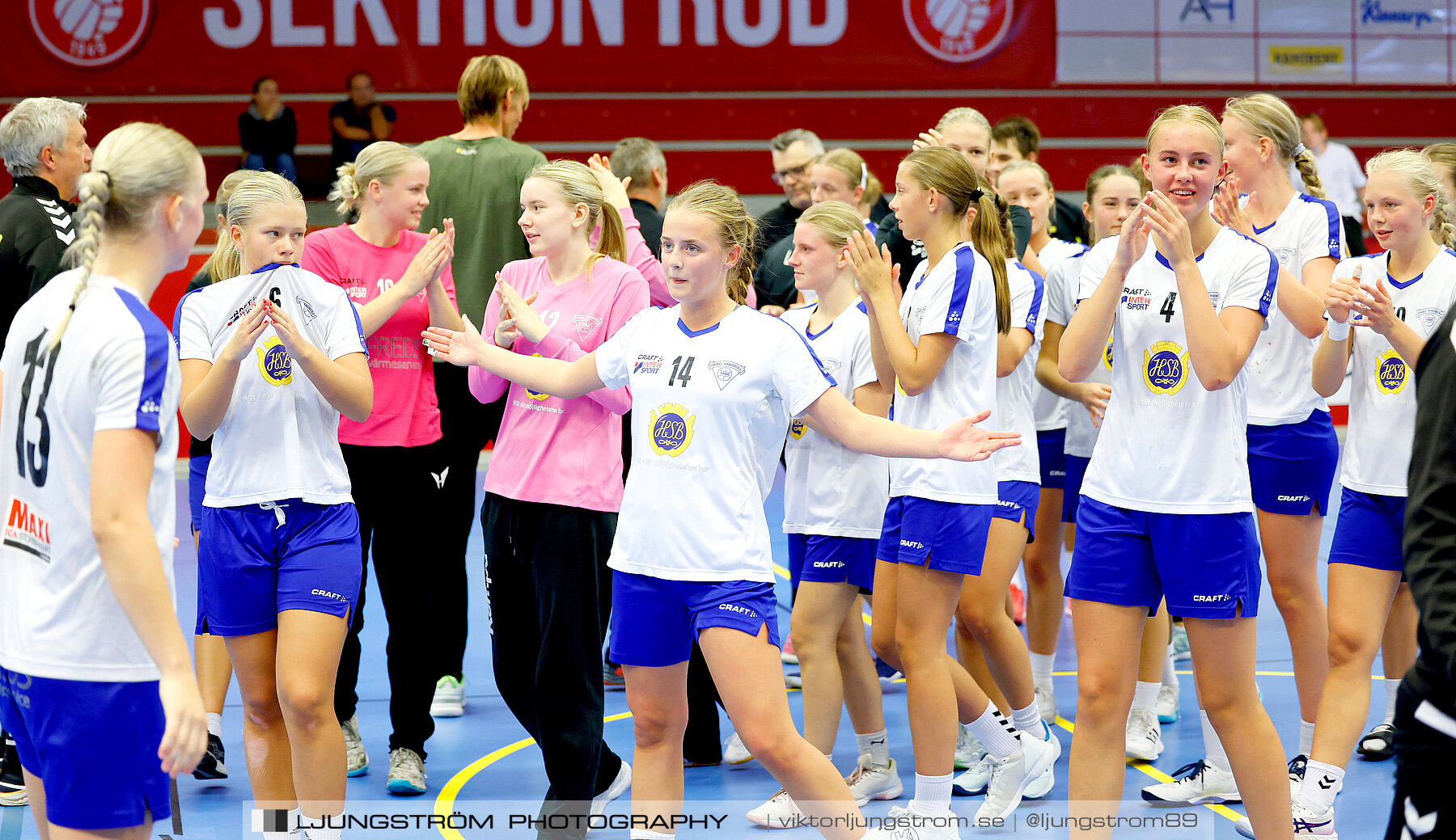 Annliz Cup F16 Match om 3:e pris Habo handboll-Kärra HF 17-16,dam,Skövde Idrottshall,Skövde,Sverige,Handboll,,2023,314889