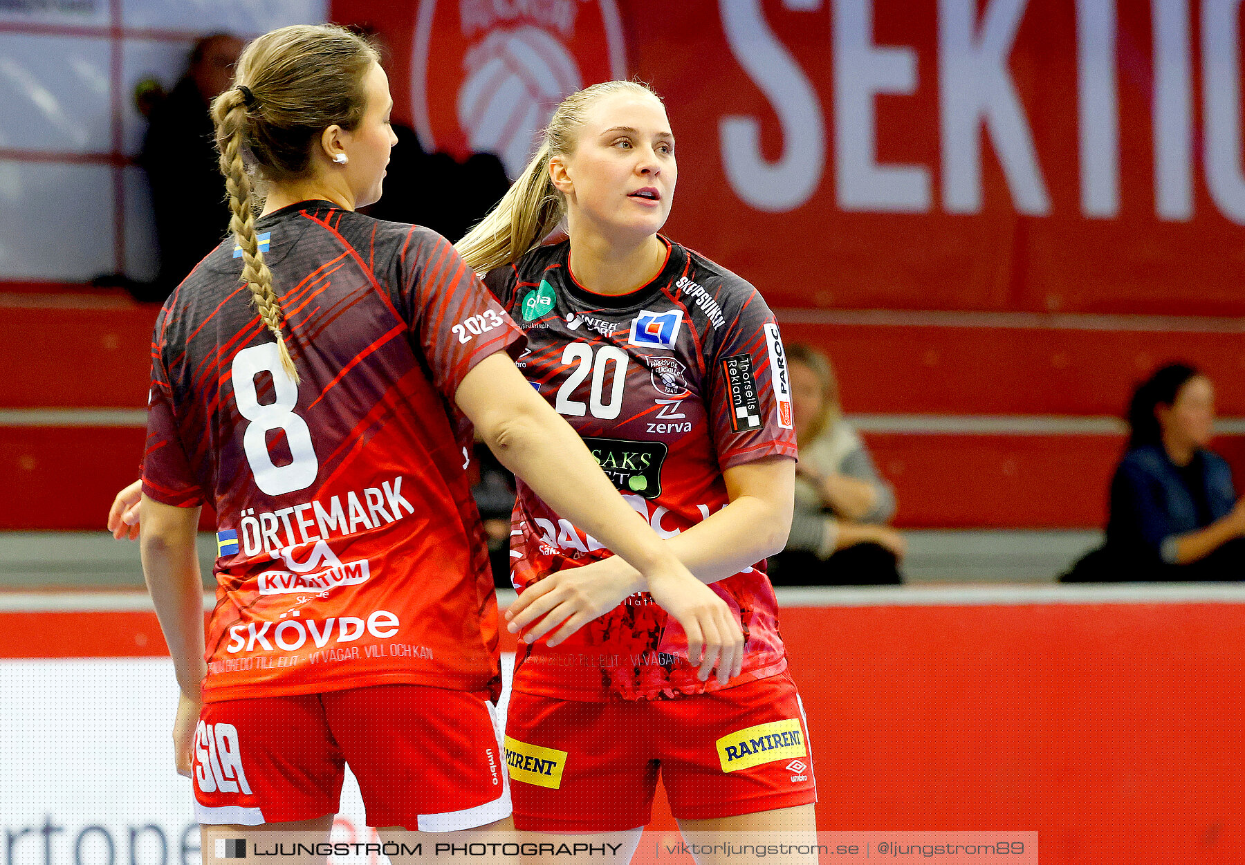 ATG Svenska Cupen 1/8-final 2 Skövde HF-OV Helsingborg HK 34-19,dam,Skövde Idrottshall,Skövde,Sverige,Handboll,,2023,318832