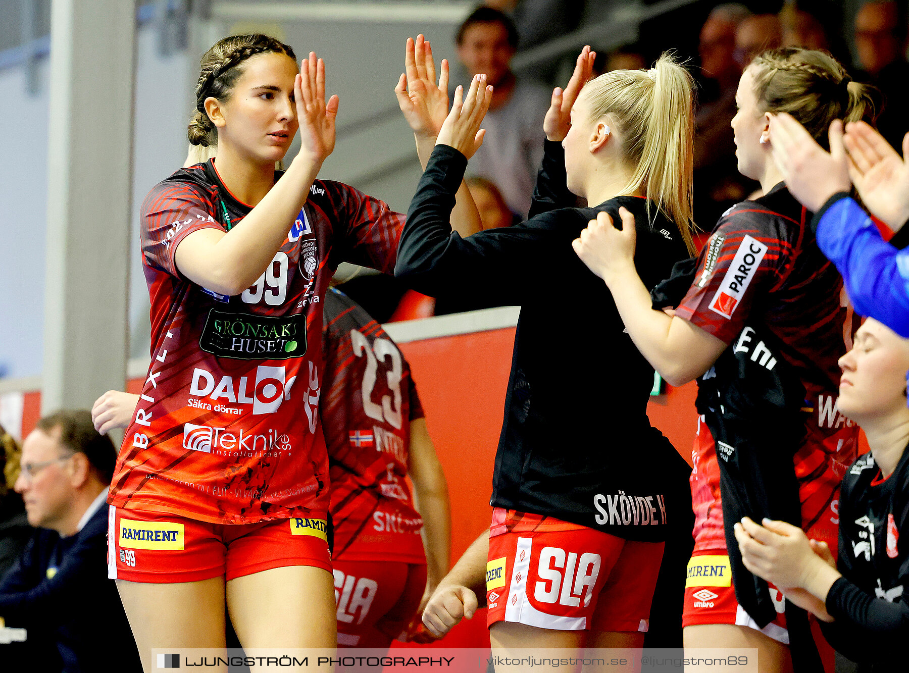 ATG Svenska Cupen 1/8-final 2 Skövde HF-OV Helsingborg HK 34-19,dam,Skövde Idrottshall,Skövde,Sverige,Handboll,,2023,318905