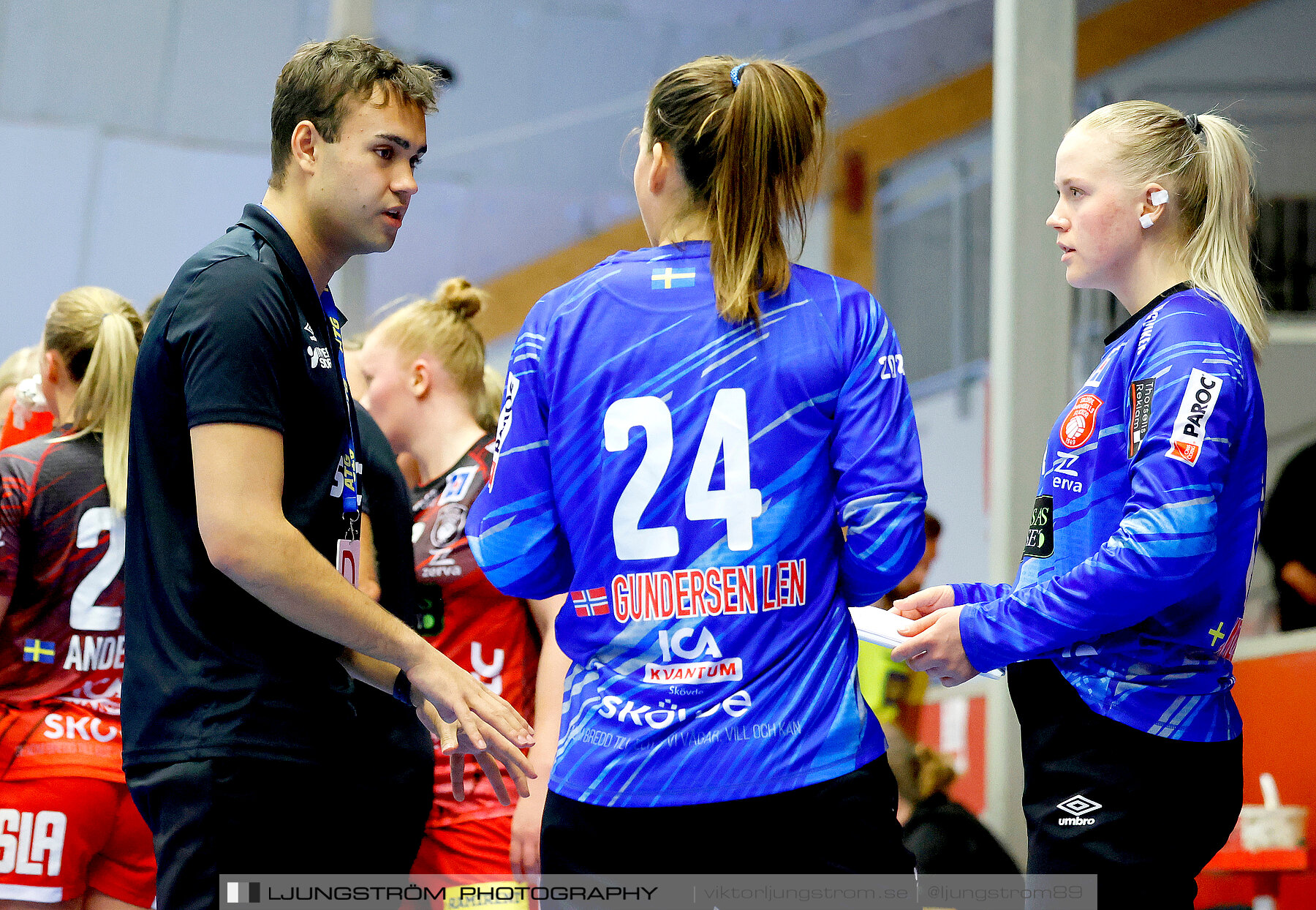 ATG Svenska Cupen 1/8-final 2 Skövde HF-OV Helsingborg HK 34-19,dam,Skövde Idrottshall,Skövde,Sverige,Handboll,,2023,318955