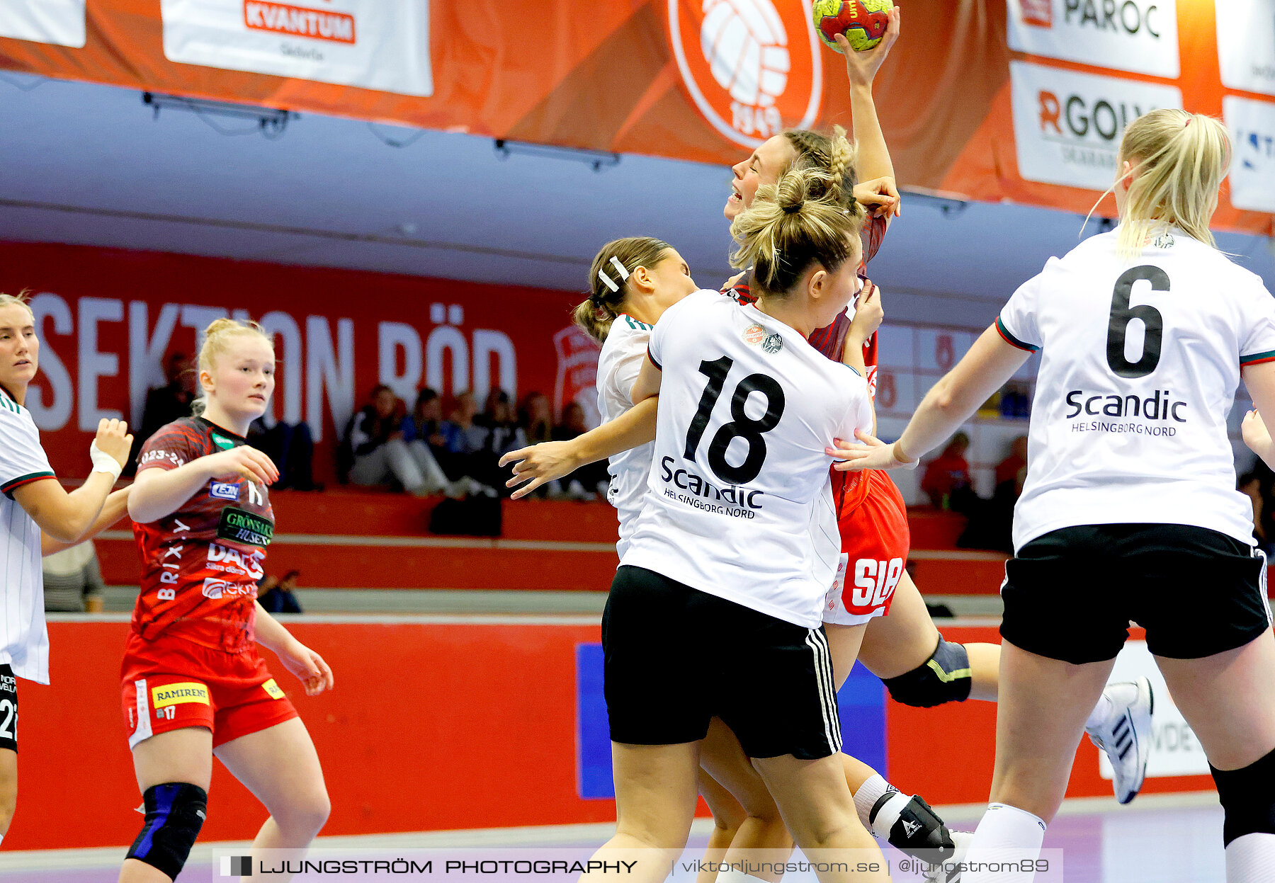 ATG Svenska Cupen 1/8-final 2 Skövde HF-OV Helsingborg HK 34-19,dam,Skövde Idrottshall,Skövde,Sverige,Handboll,,2023,318997