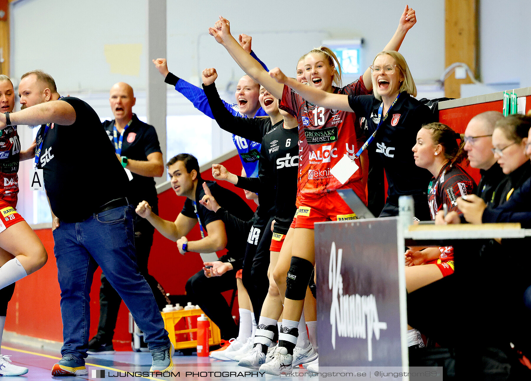 ATG Svenska Cupen 1/8-final 2 Skövde HF-OV Helsingborg HK 34-19,dam,Skövde Idrottshall,Skövde,Sverige,Handboll,,2023,319005