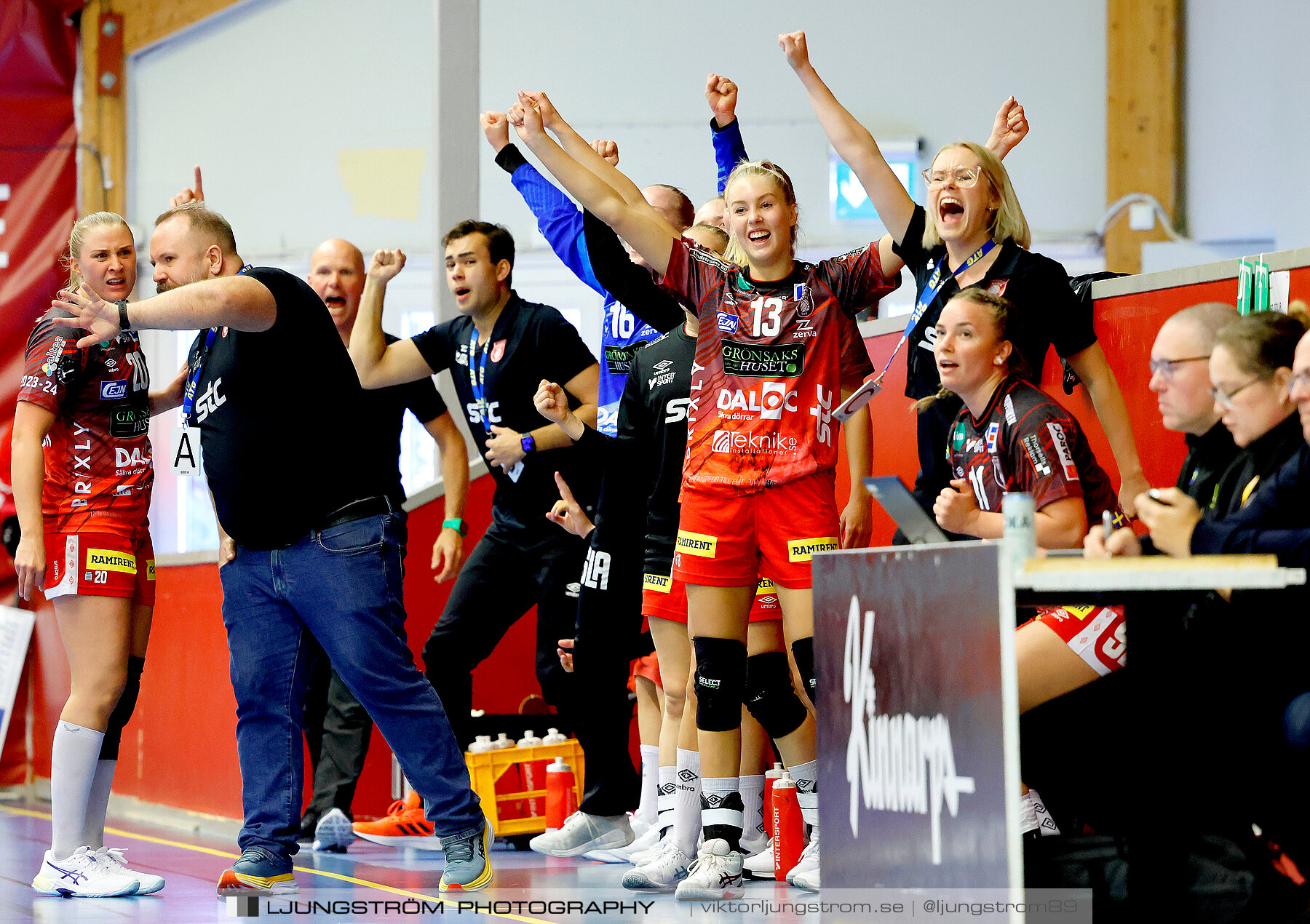 ATG Svenska Cupen 1/8-final 2 Skövde HF-OV Helsingborg HK 34-19,dam,Skövde Idrottshall,Skövde,Sverige,Handboll,,2023,319006