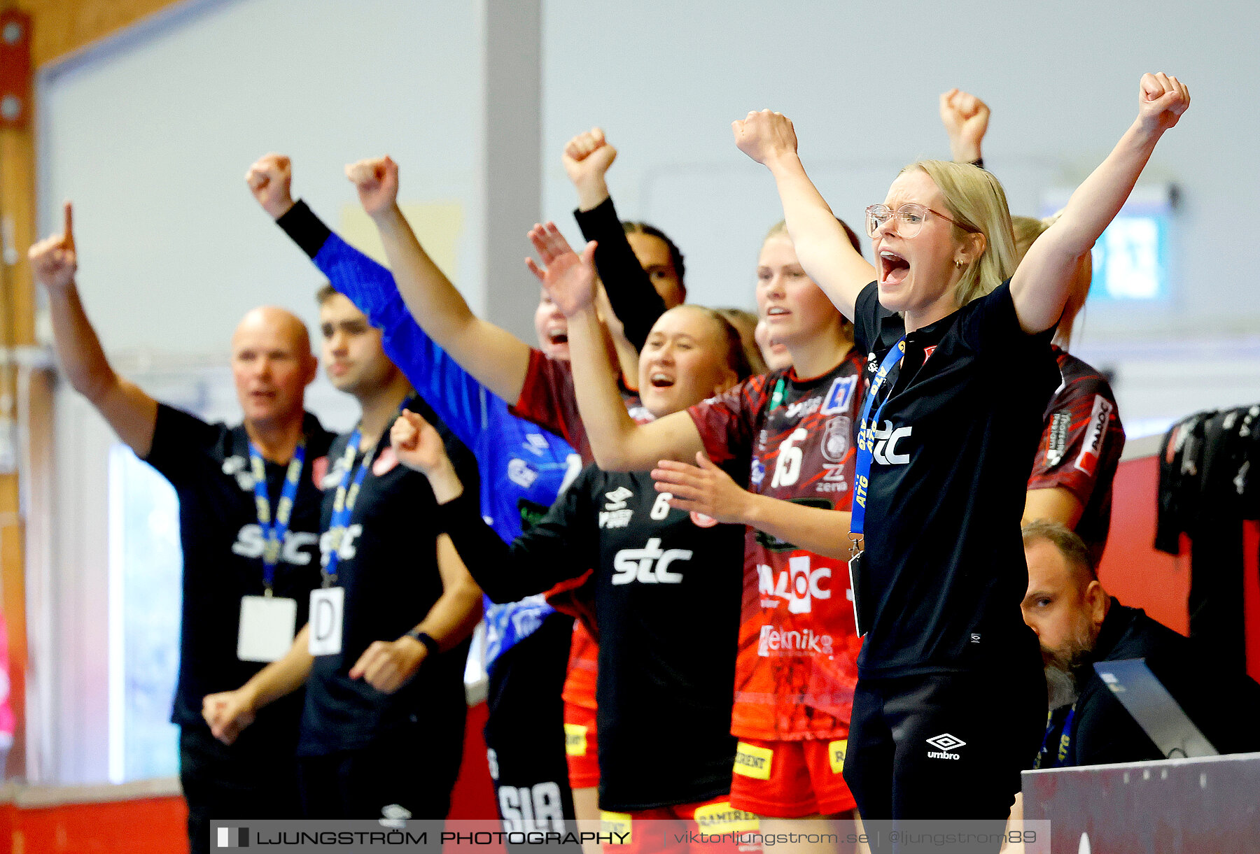 ATG Svenska Cupen 1/8-final 2 Skövde HF-OV Helsingborg HK 34-19,dam,Skövde Idrottshall,Skövde,Sverige,Handboll,,2023,319017